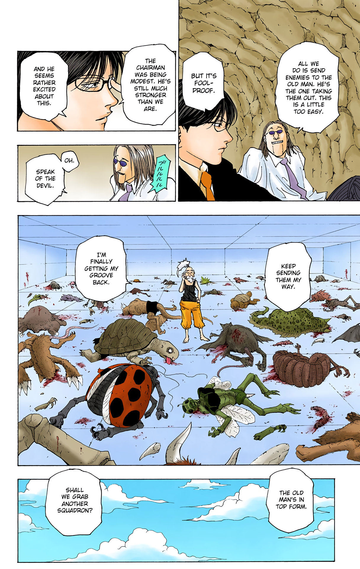 Halaman dari HUNTER x HUNTER (Official Colored) Chapter 205