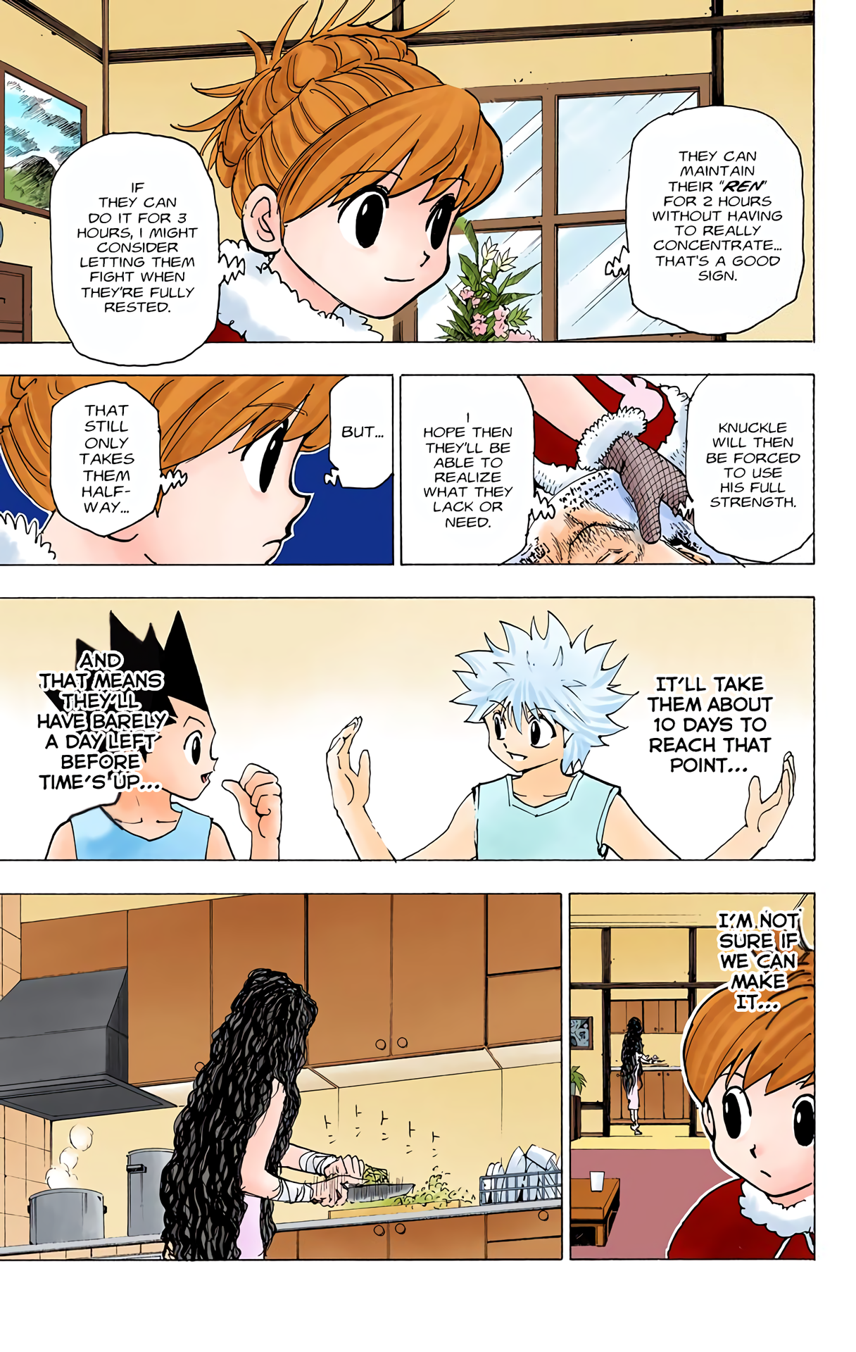 Halaman dari HUNTER x HUNTER (Official Colored) Chapter 205