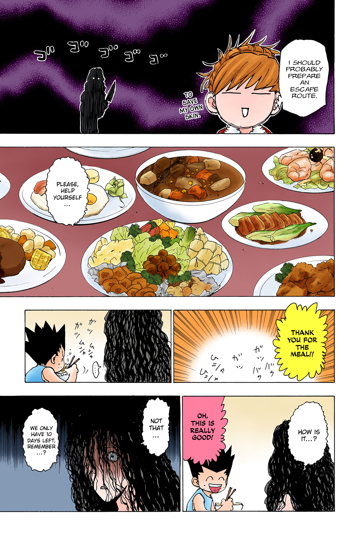 Halaman dari HUNTER x HUNTER (Official Colored) Chapter 205