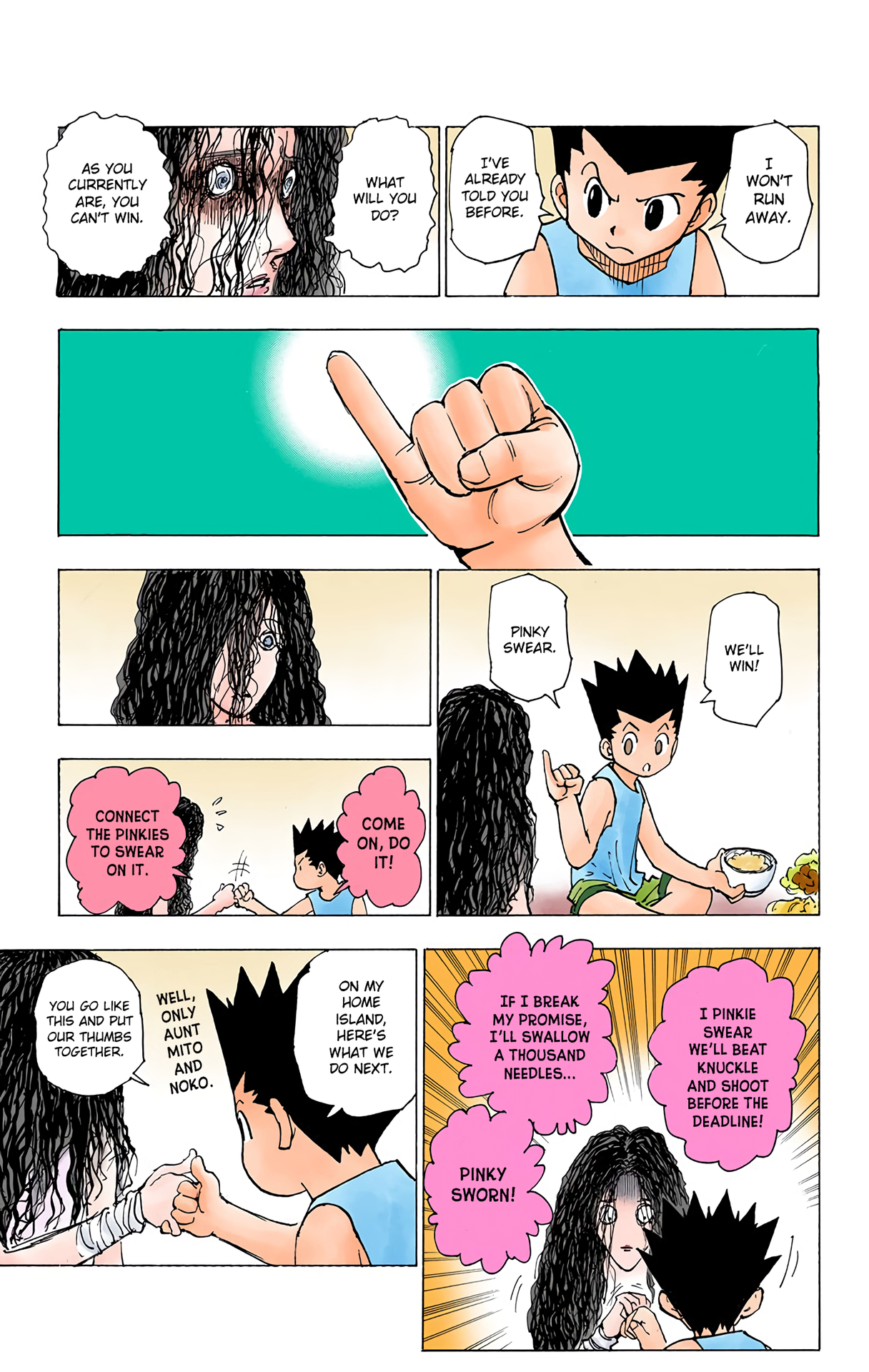 Halaman dari HUNTER x HUNTER (Official Colored) Chapter 205