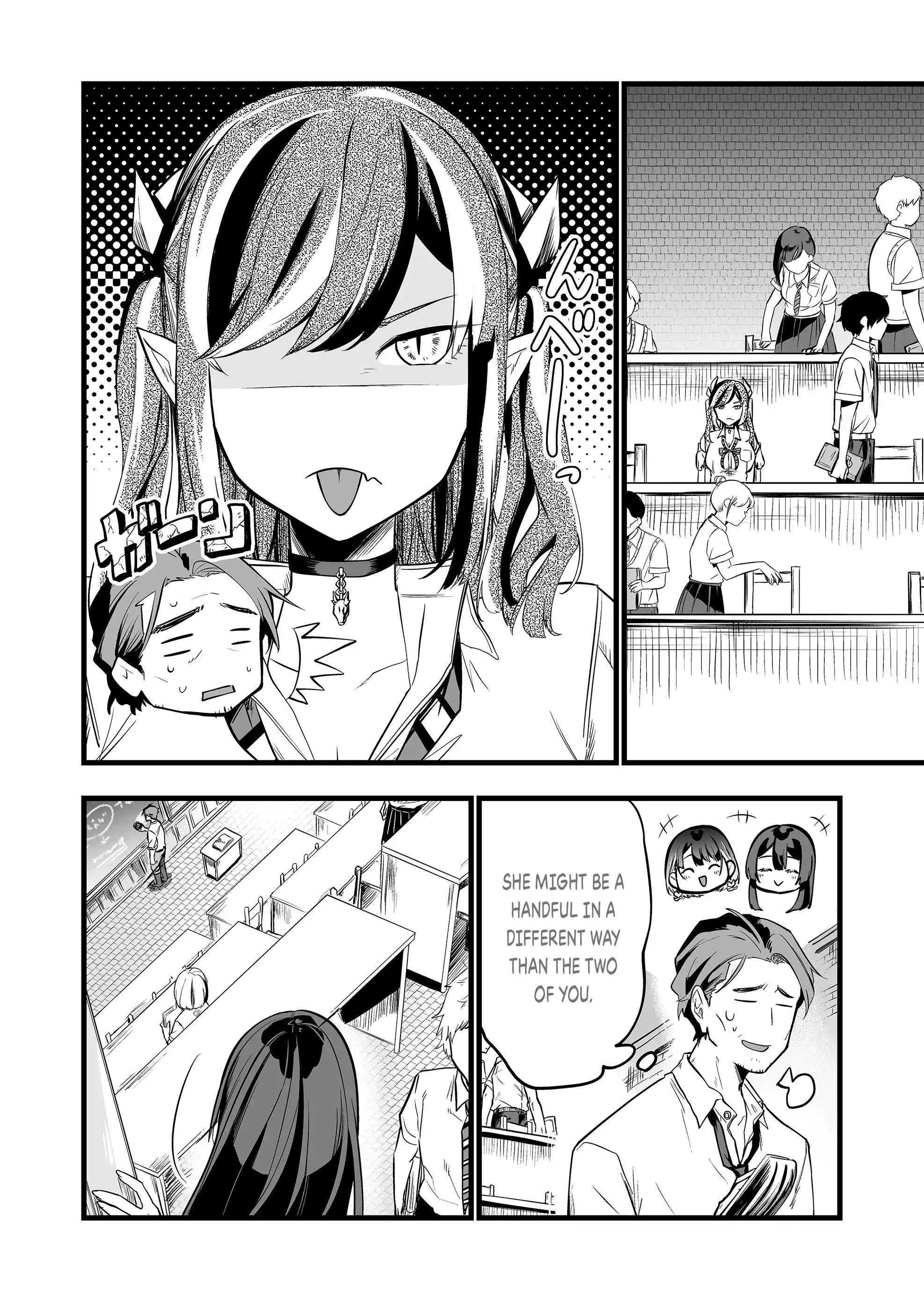 Halaman dari "Ano Toki Tasukete Itadaita Monster Musume desu." Isekai Ossan Kyoushi Totsuzen no Moteki ni Konwaku suru Chapter 27