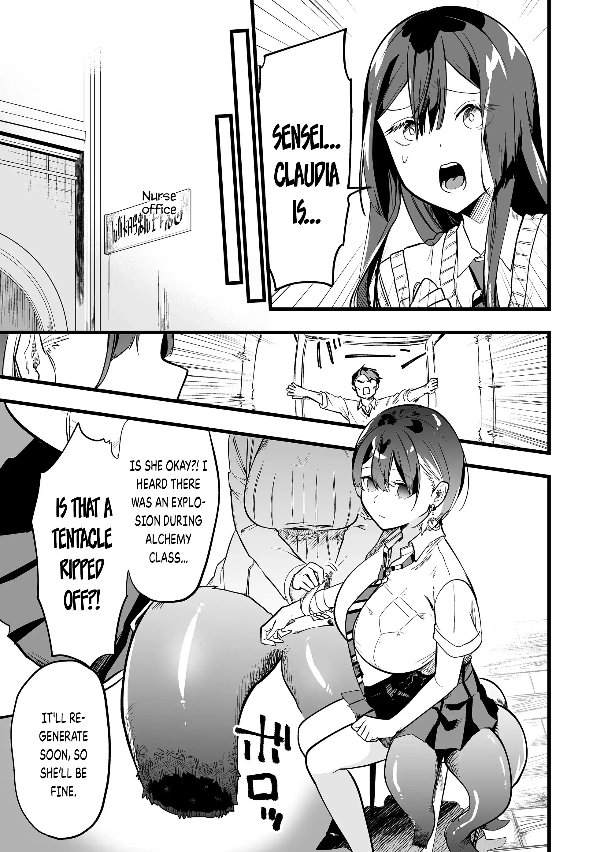 Halaman dari "Ano Toki Tasukete Itadaita Monster Musume desu." Isekai Ossan Kyoushi Totsuzen no Moteki ni Konwaku suru Chapter 27