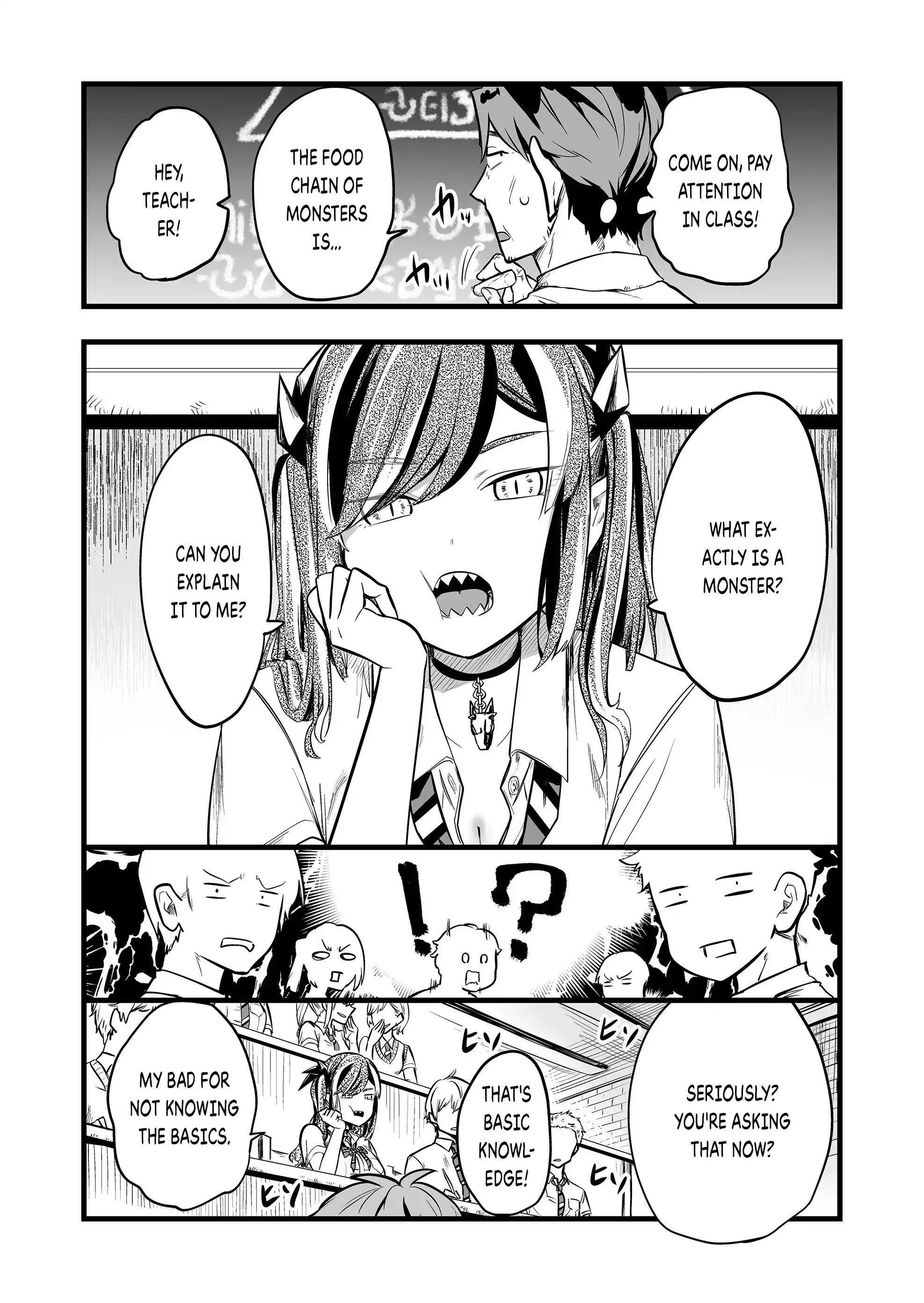 Halaman dari "Ano Toki Tasukete Itadaita Monster Musume desu." Isekai Ossan Kyoushi Totsuzen no Moteki ni Konwaku suru Chapter 27