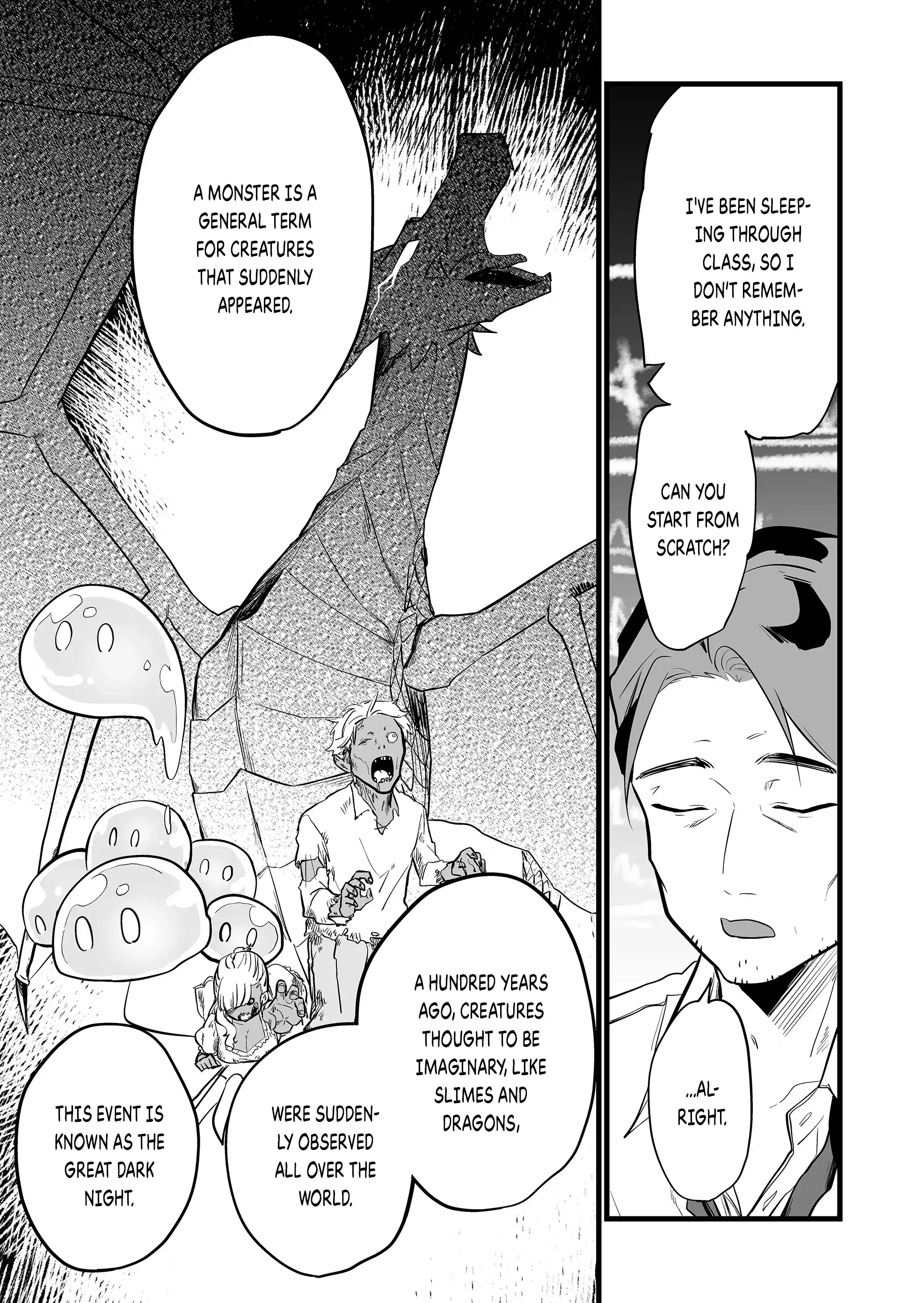 Halaman dari "Ano Toki Tasukete Itadaita Monster Musume desu." Isekai Ossan Kyoushi Totsuzen no Moteki ni Konwaku suru Chapter 27