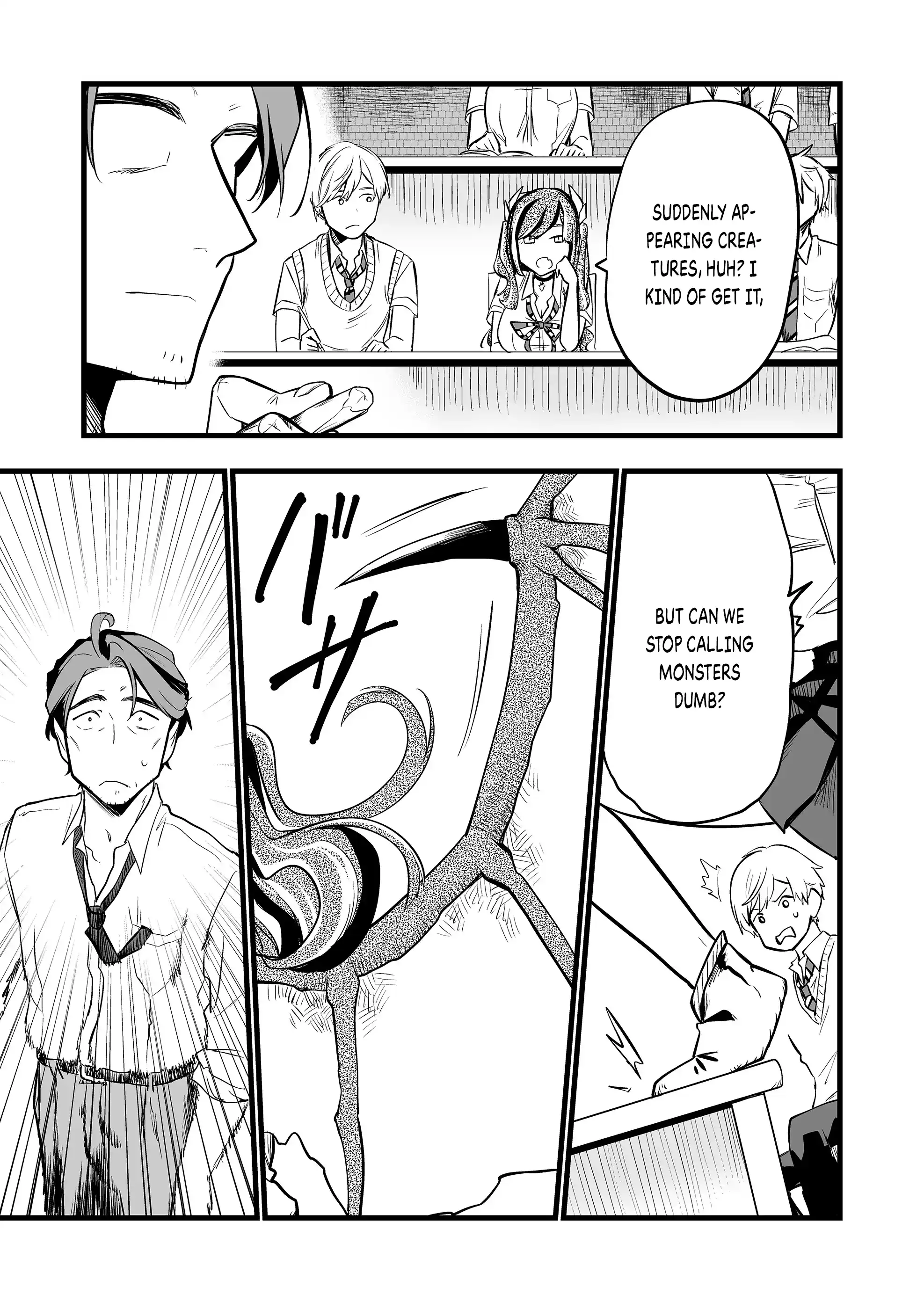 Halaman dari "Ano Toki Tasukete Itadaita Monster Musume desu." Isekai Ossan Kyoushi Totsuzen no Moteki ni Konwaku suru Chapter 27