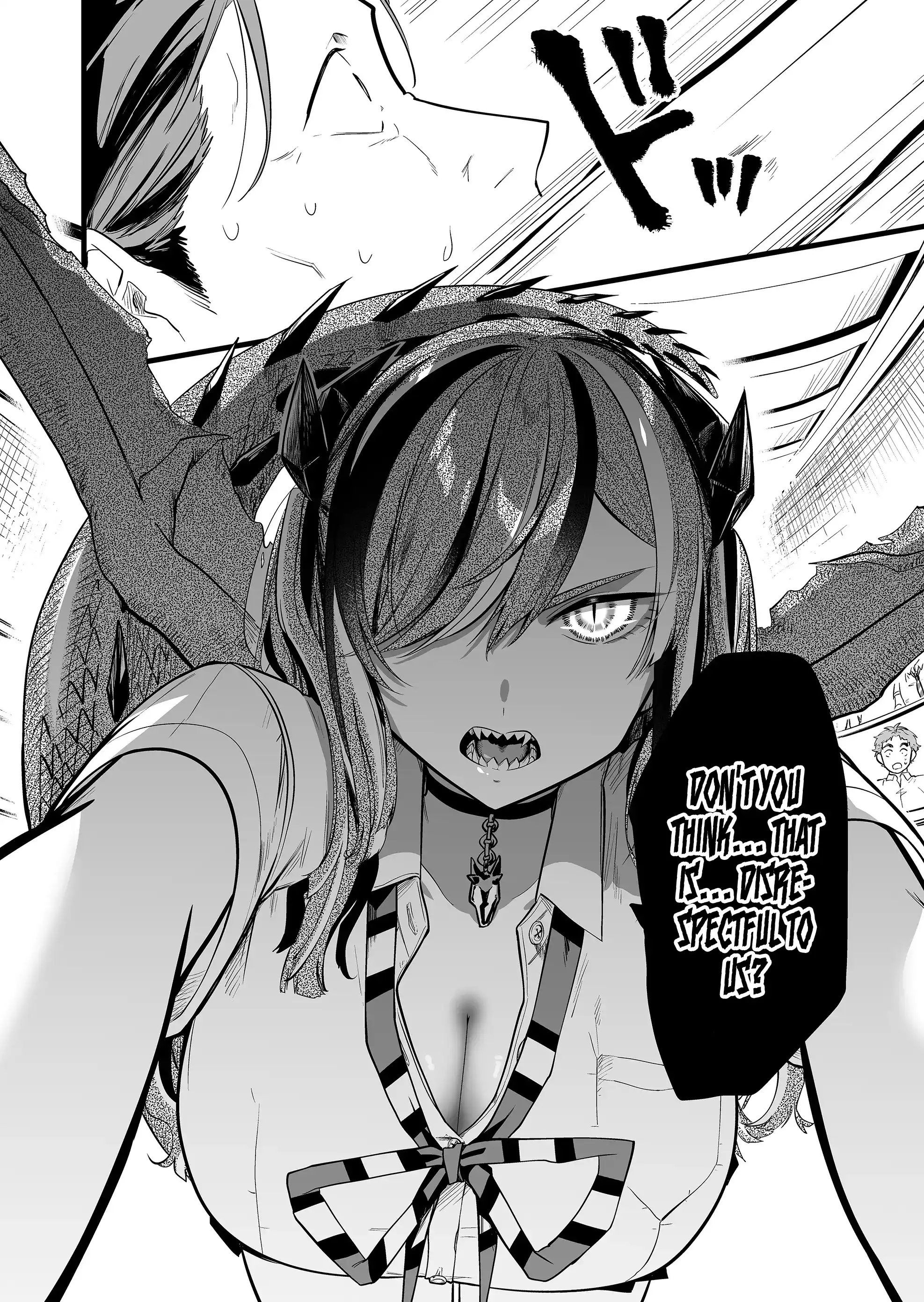 Halaman dari "Ano Toki Tasukete Itadaita Monster Musume desu." Isekai Ossan Kyoushi Totsuzen no Moteki ni Konwaku suru Chapter 27