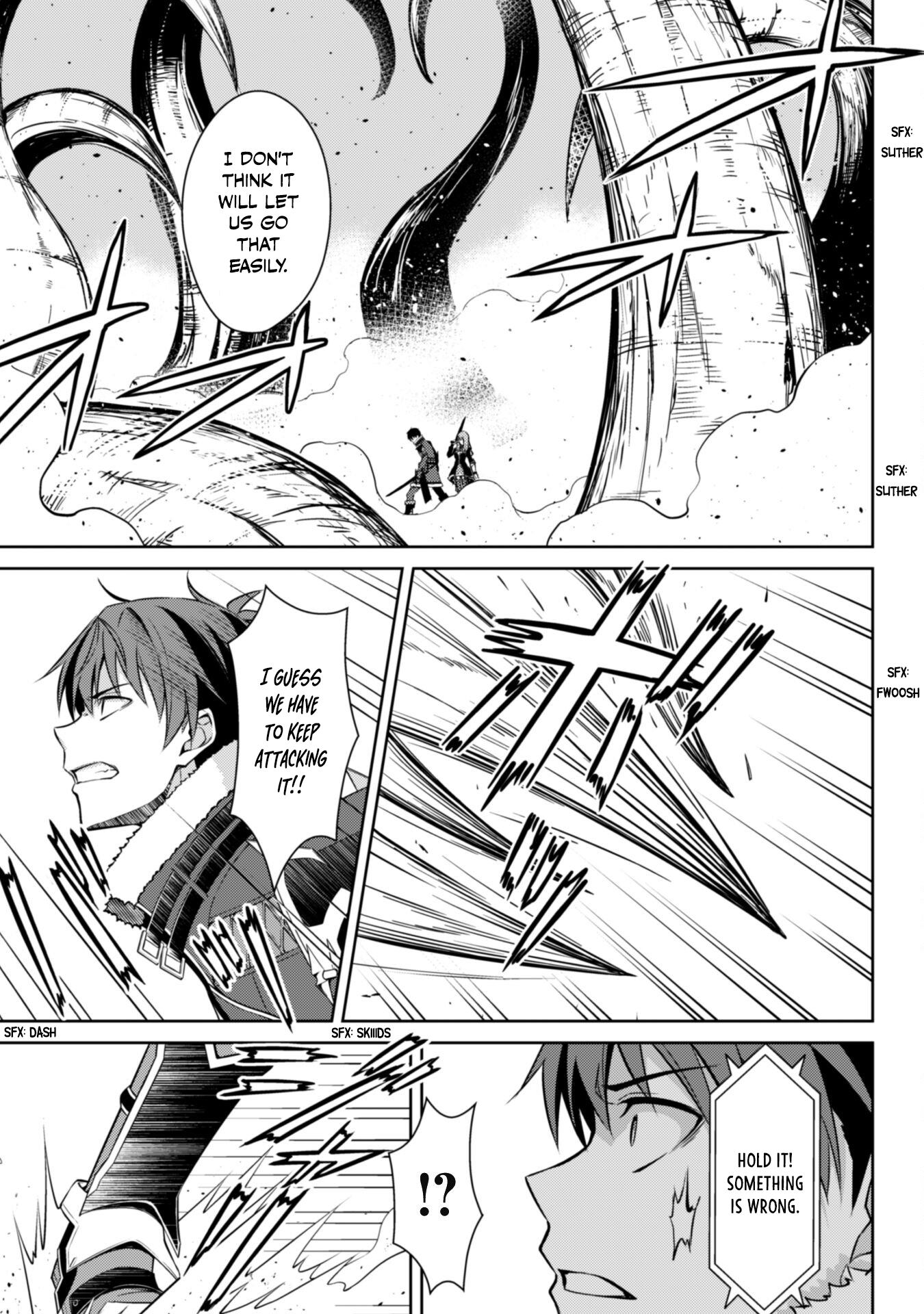 Halaman dari Boushoku no Berserk ~Ore dake Level to Iu Gainen wo Toppa suru~ Chapter 65.2