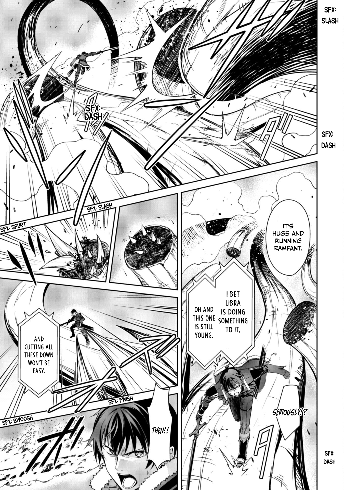 Halaman dari Boushoku no Berserk ~Ore dake Level to Iu Gainen wo Toppa suru~ Chapter 65.2