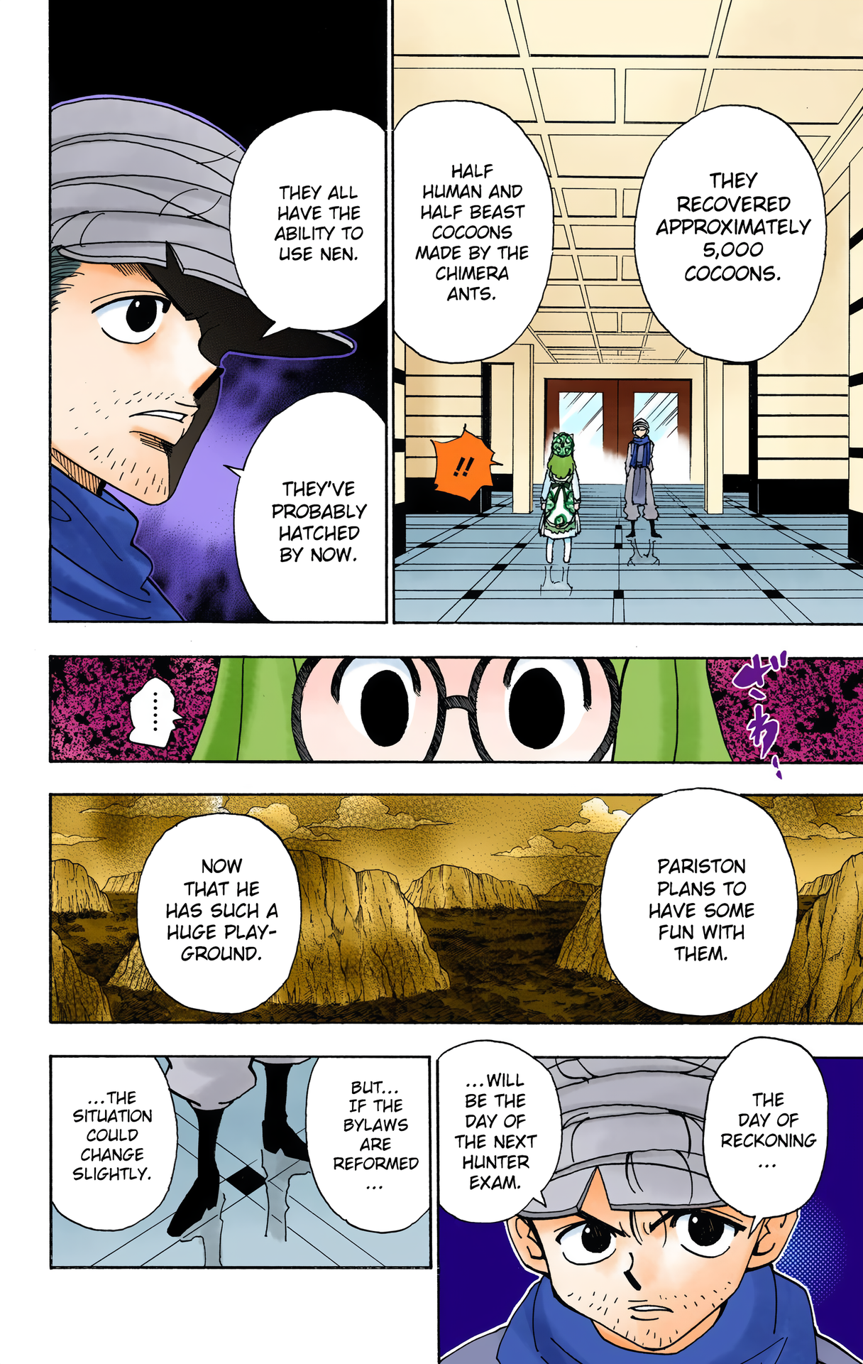 Halaman dari HUNTER x HUNTER (Official Colored) Chapter 331