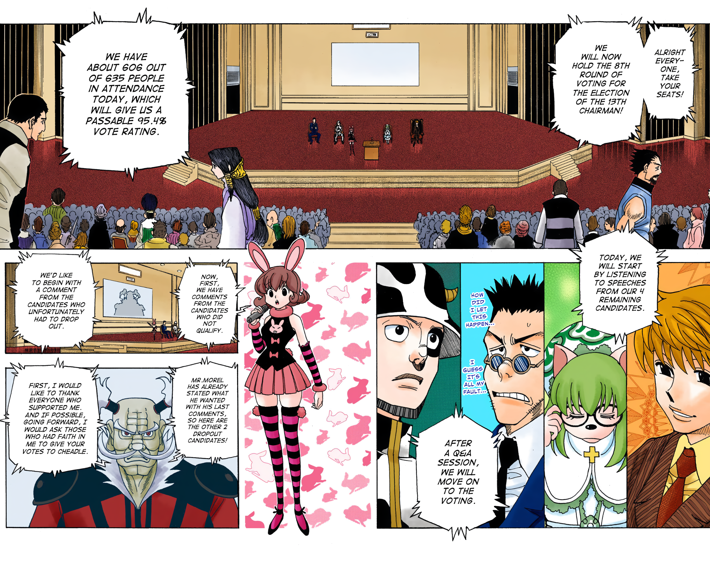 Halaman dari HUNTER x HUNTER (Official Colored) Chapter 331