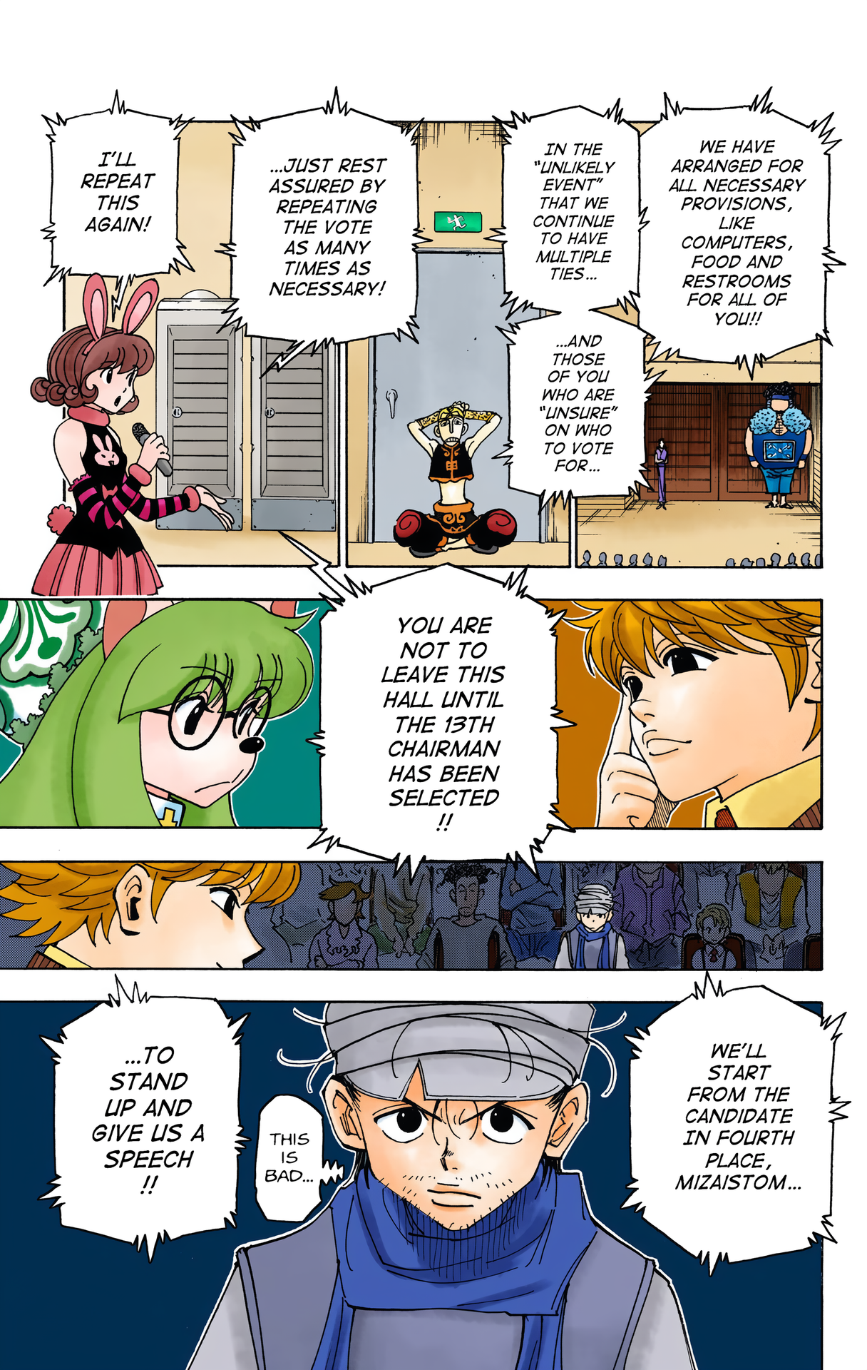 Halaman dari HUNTER x HUNTER (Official Colored) Chapter 331