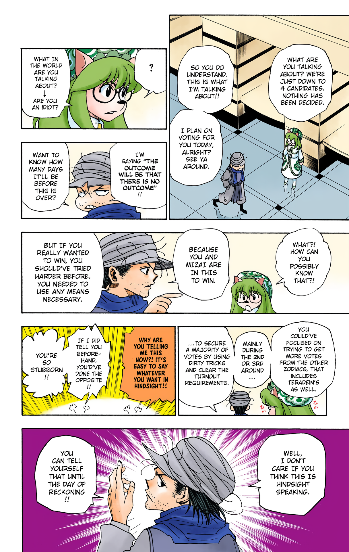 Halaman dari HUNTER x HUNTER (Official Colored) Chapter 331