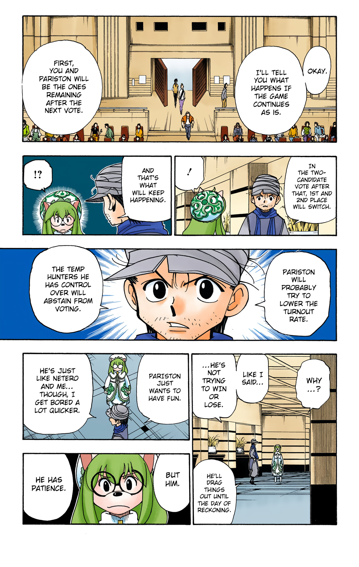 Halaman dari HUNTER x HUNTER (Official Colored) Chapter 331
