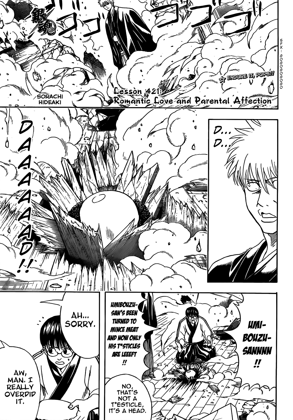 Halaman dari Gintama Chapter 421