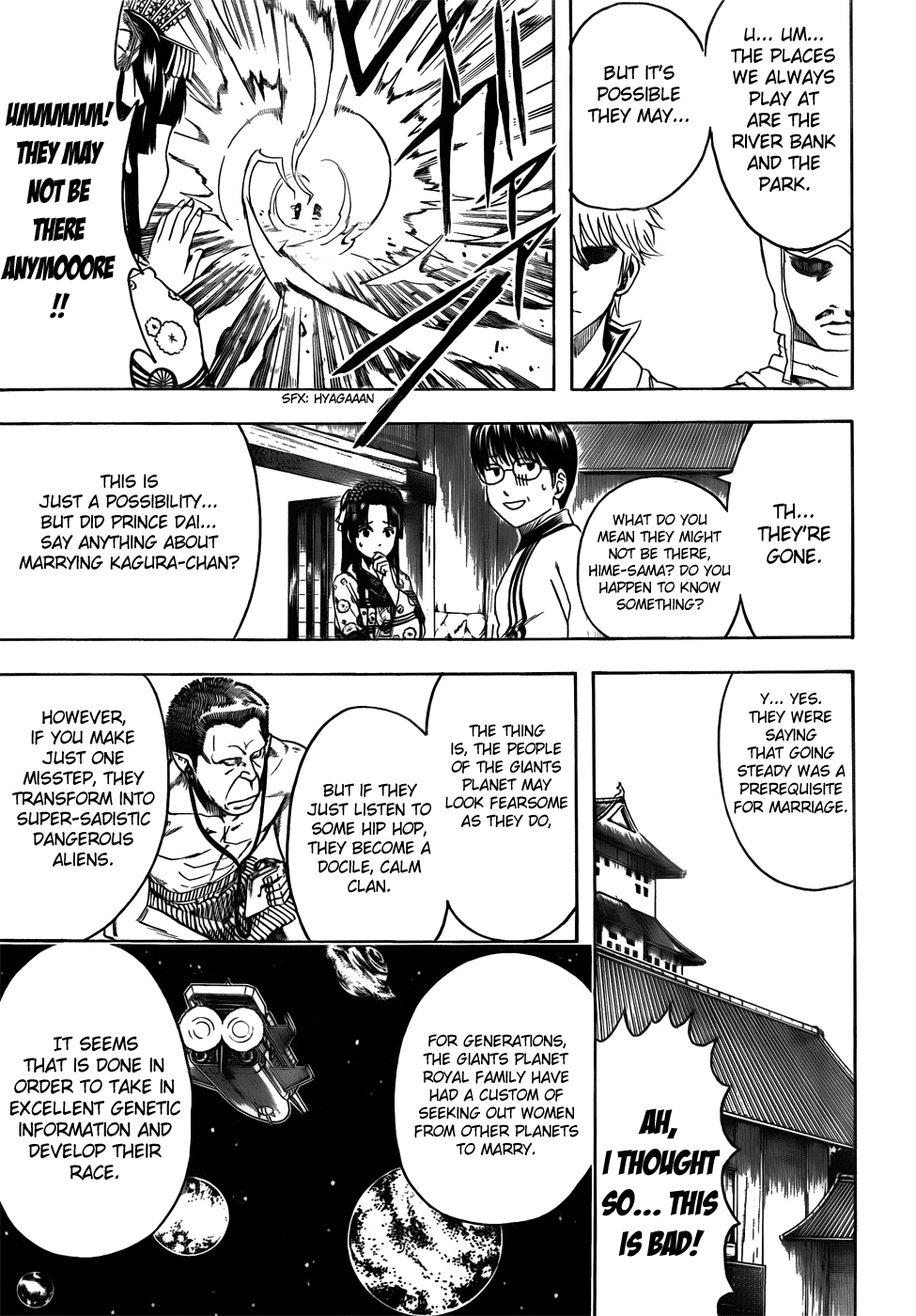 Halaman dari Gintama Chapter 421