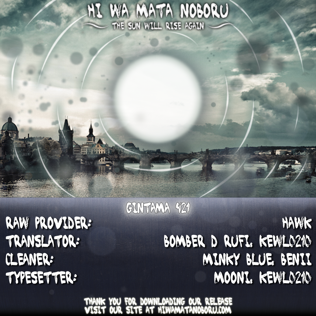 Halaman dari Gintama Chapter 421
