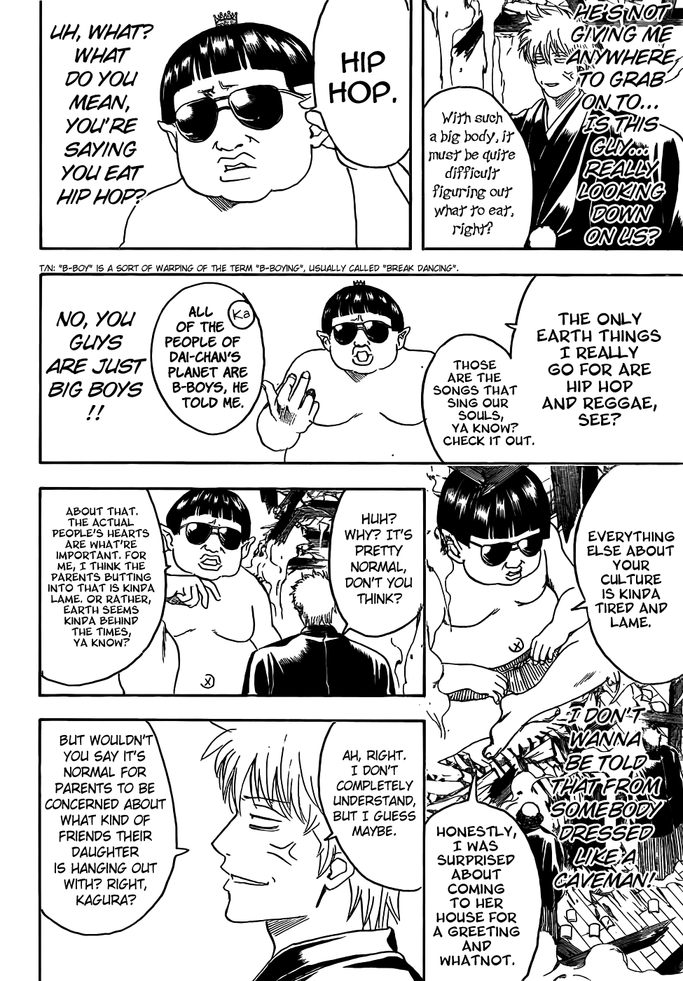 Halaman dari Gintama Chapter 421