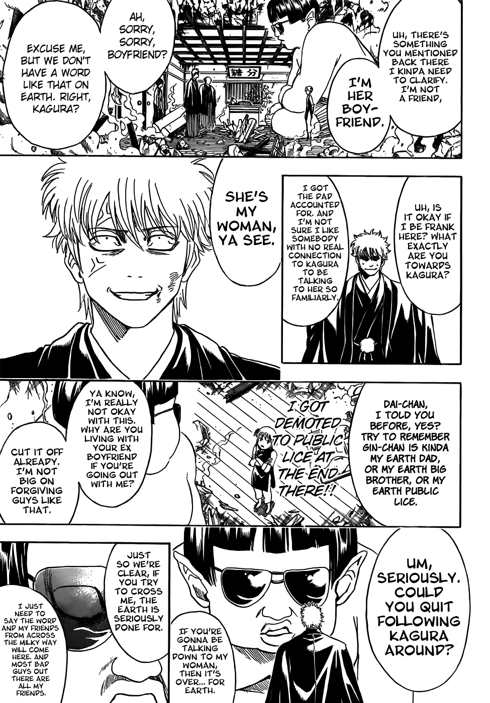 Halaman dari Gintama Chapter 421