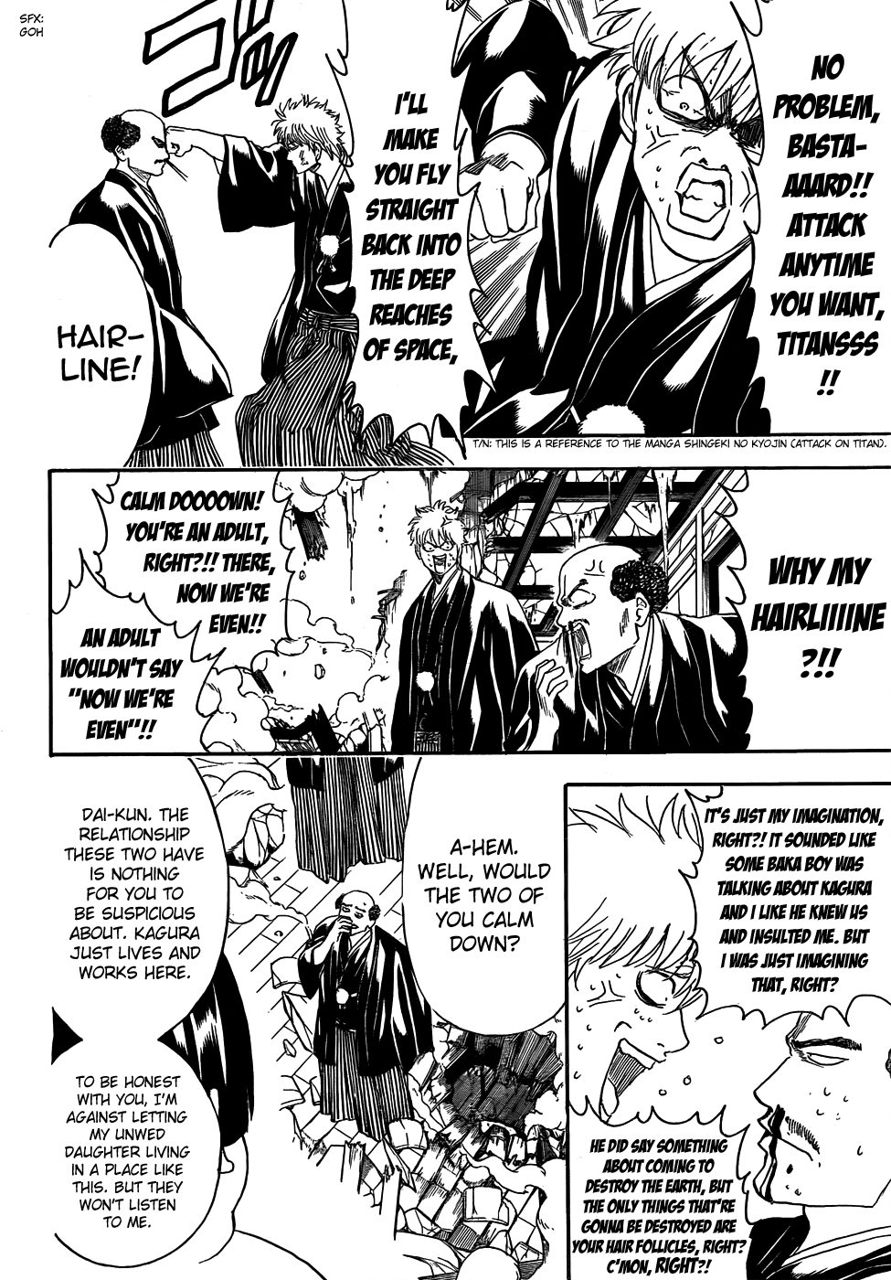 Halaman dari Gintama Chapter 421