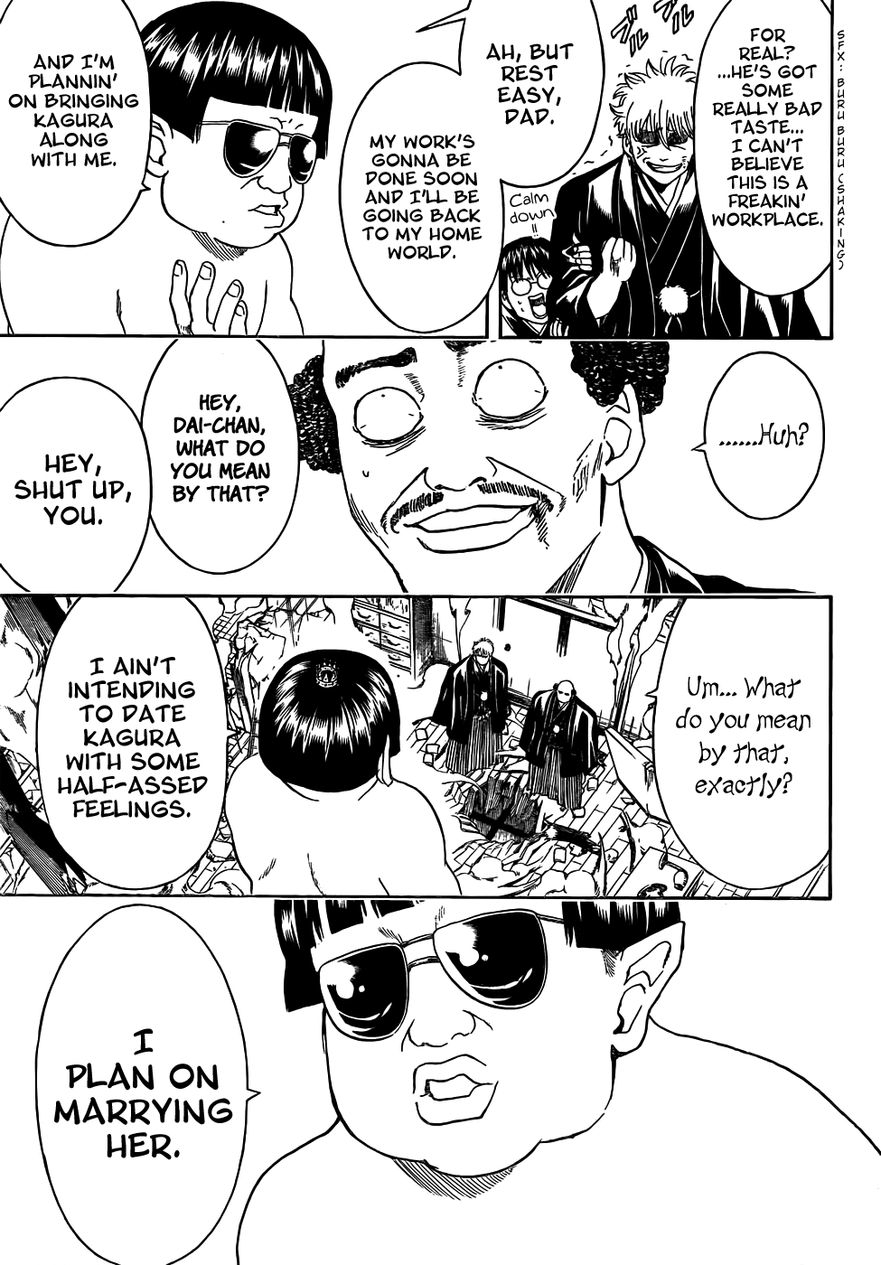 Halaman dari Gintama Chapter 421