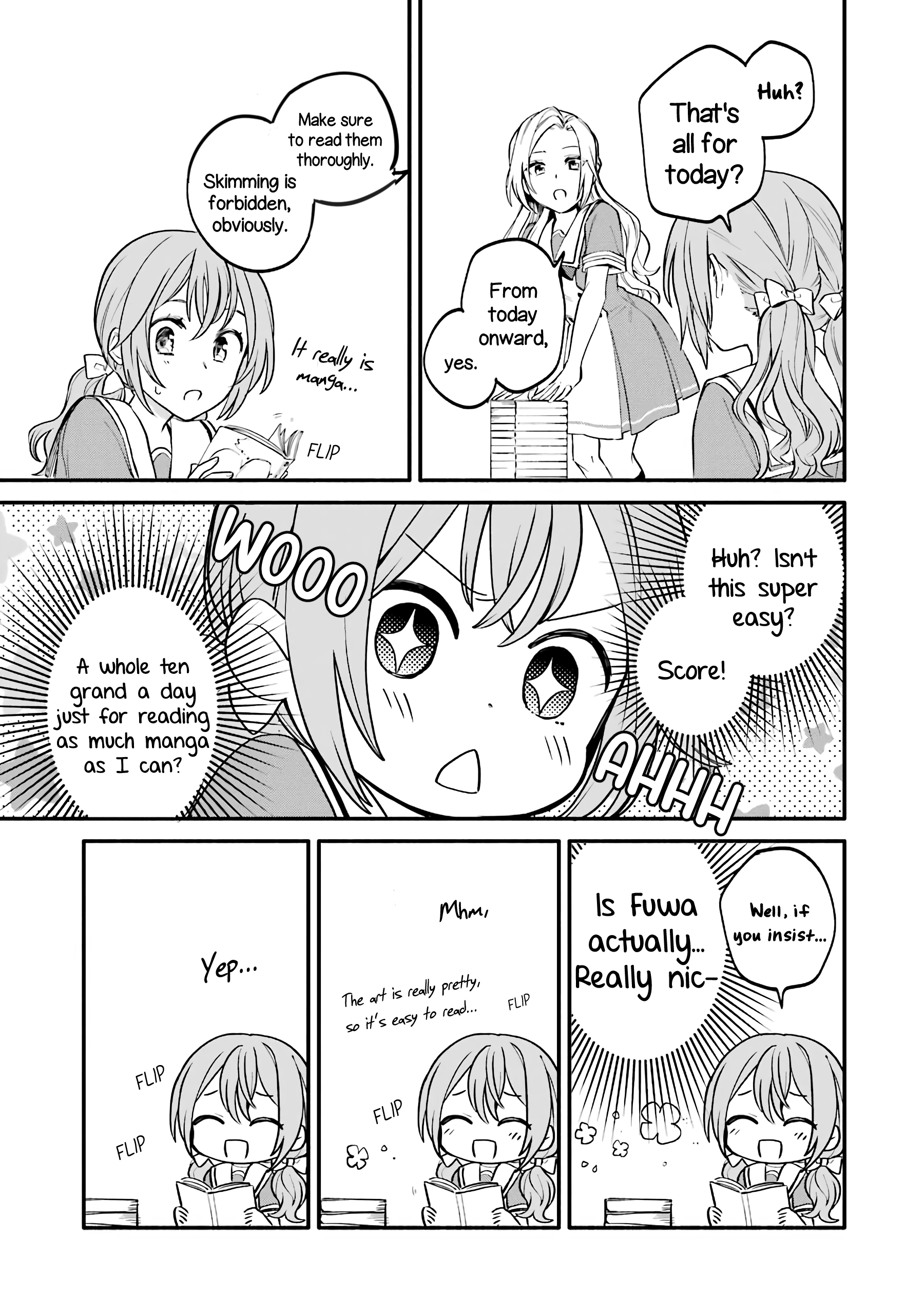 Halaman dari Onna Doushi toka Arienai desho to Iiharu Onnanoko wo, Hyakunichikan de Tetteiteki ni Otosu Yuri no Ohanashi Chapter 2