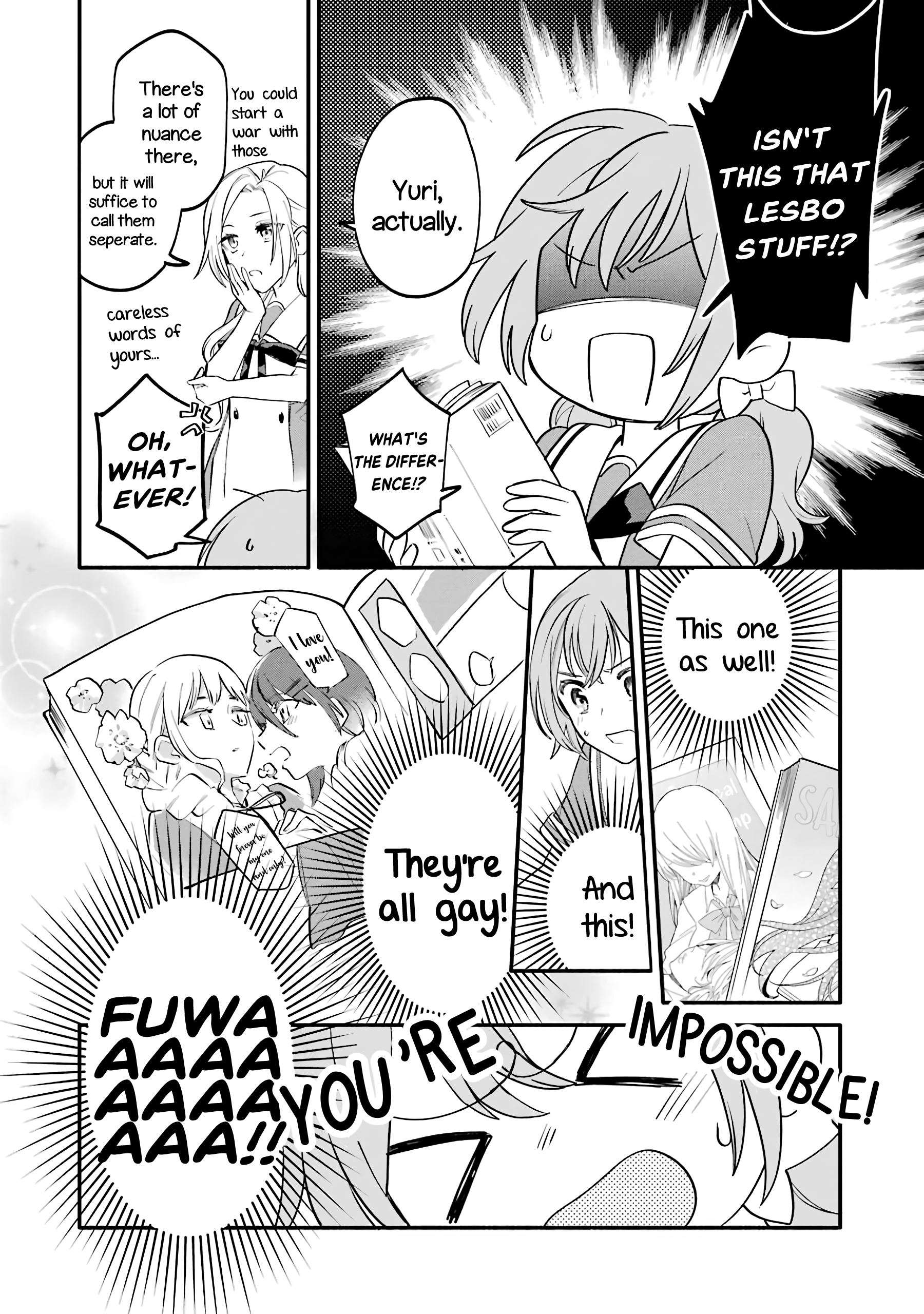 Halaman dari Onna Doushi toka Arienai desho to Iiharu Onnanoko wo, Hyakunichikan de Tetteiteki ni Otosu Yuri no Ohanashi Chapter 2
