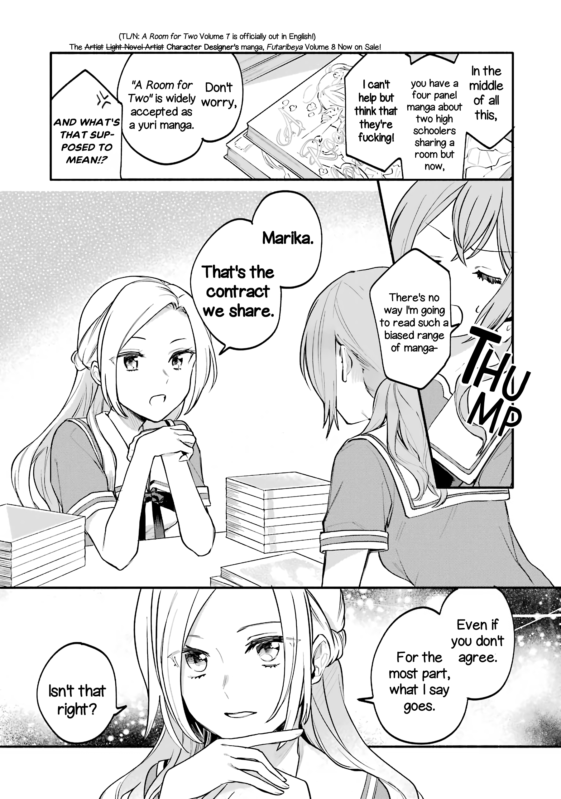 Halaman dari Onna Doushi toka Arienai desho to Iiharu Onnanoko wo, Hyakunichikan de Tetteiteki ni Otosu Yuri no Ohanashi Chapter 2