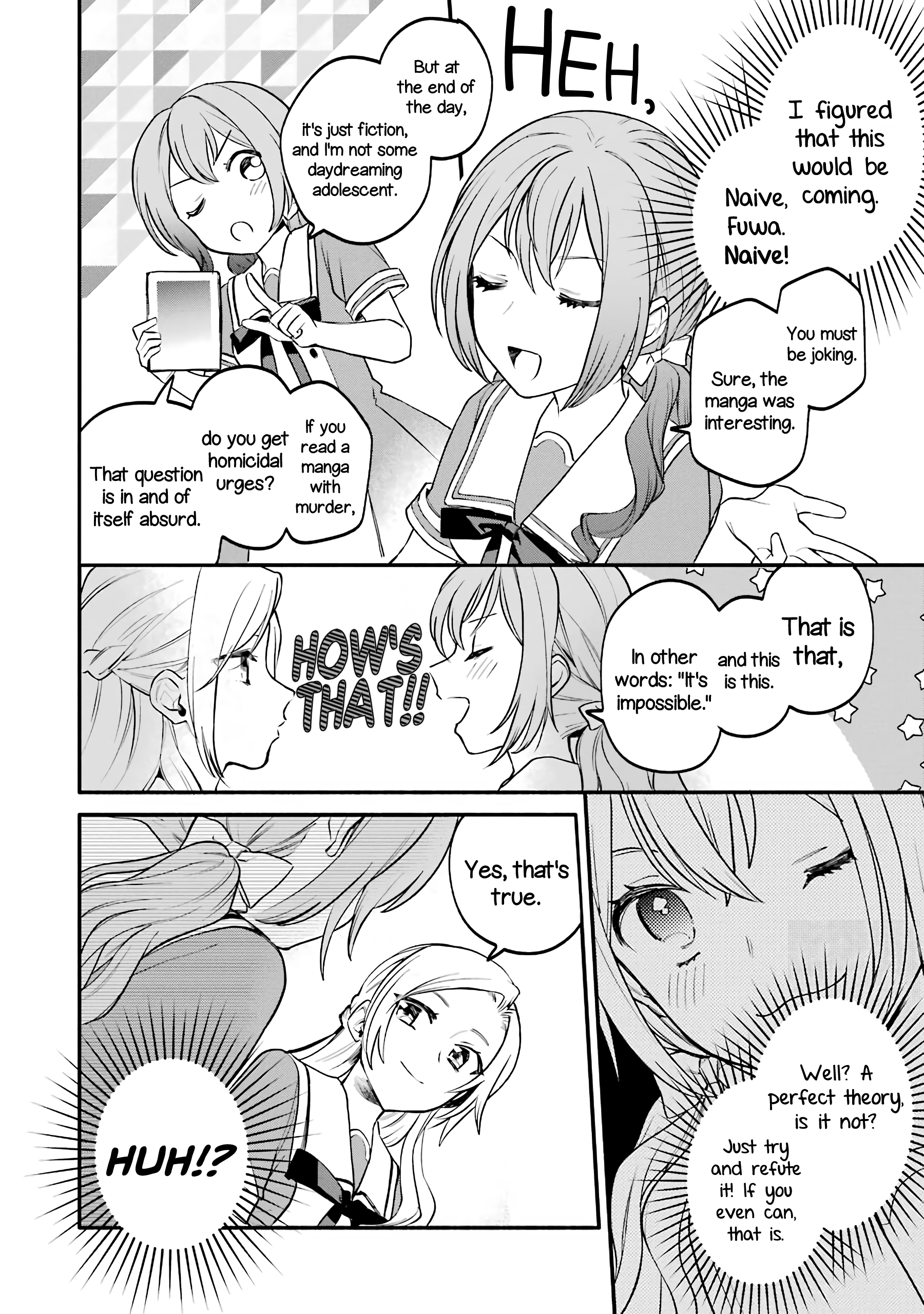 Halaman dari Onna Doushi toka Arienai desho to Iiharu Onnanoko wo, Hyakunichikan de Tetteiteki ni Otosu Yuri no Ohanashi Chapter 2