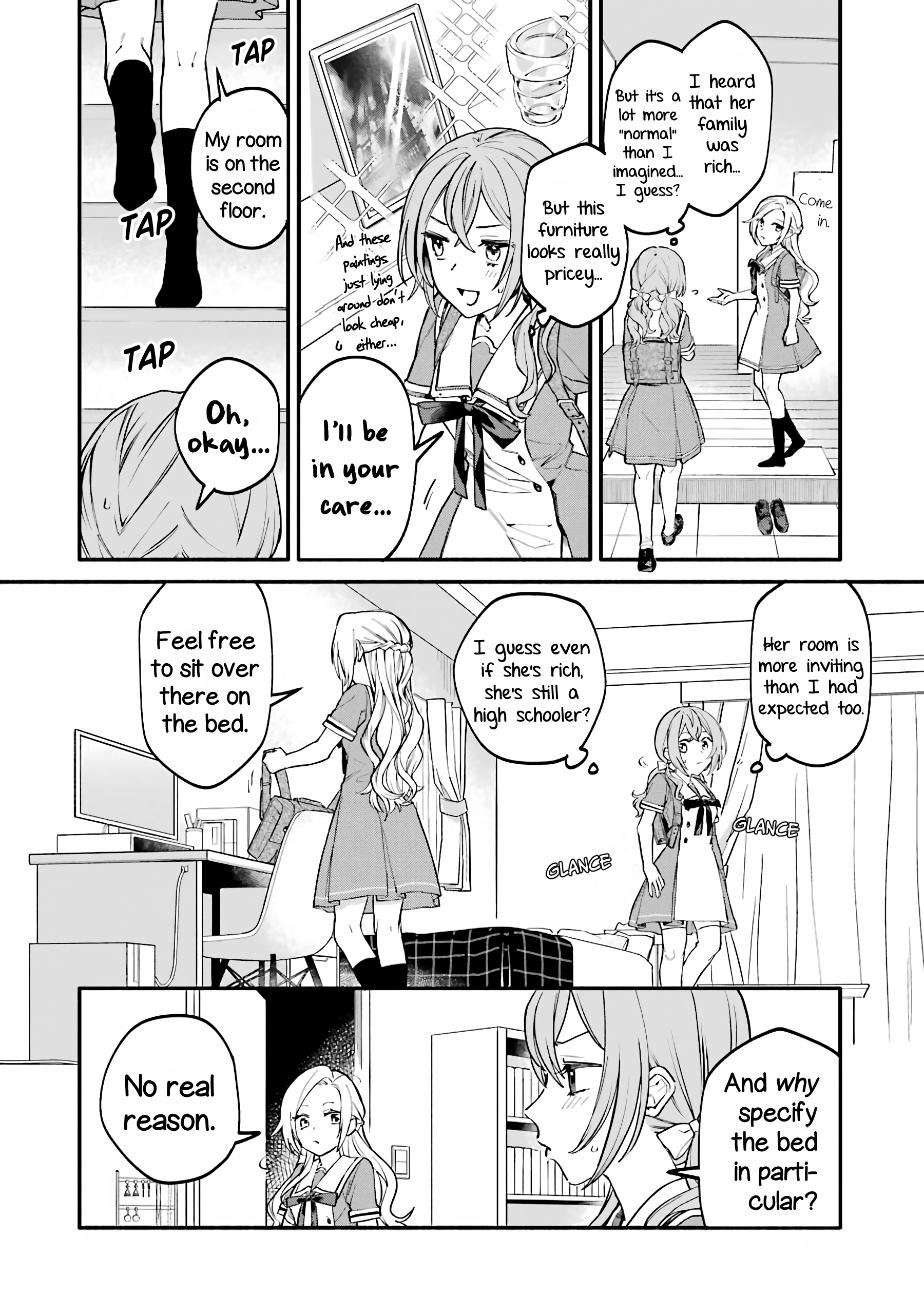Halaman dari Onna Doushi toka Arienai desho to Iiharu Onnanoko wo, Hyakunichikan de Tetteiteki ni Otosu Yuri no Ohanashi Chapter 2