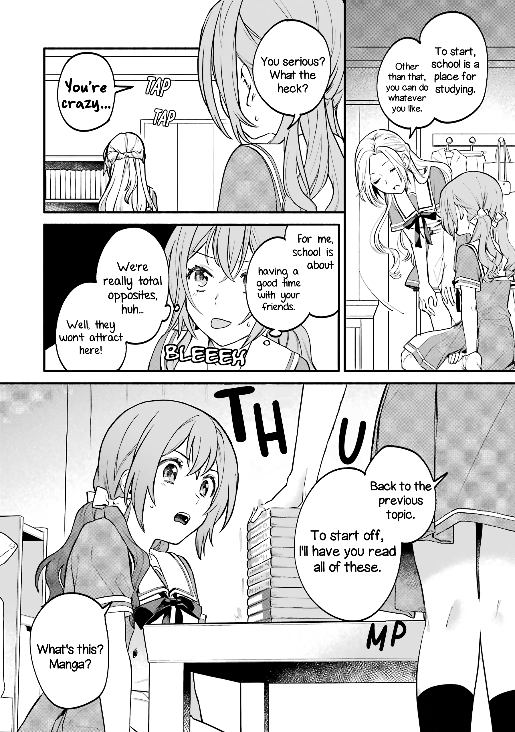 Halaman dari Onna Doushi toka Arienai desho to Iiharu Onnanoko wo, Hyakunichikan de Tetteiteki ni Otosu Yuri no Ohanashi Chapter 2