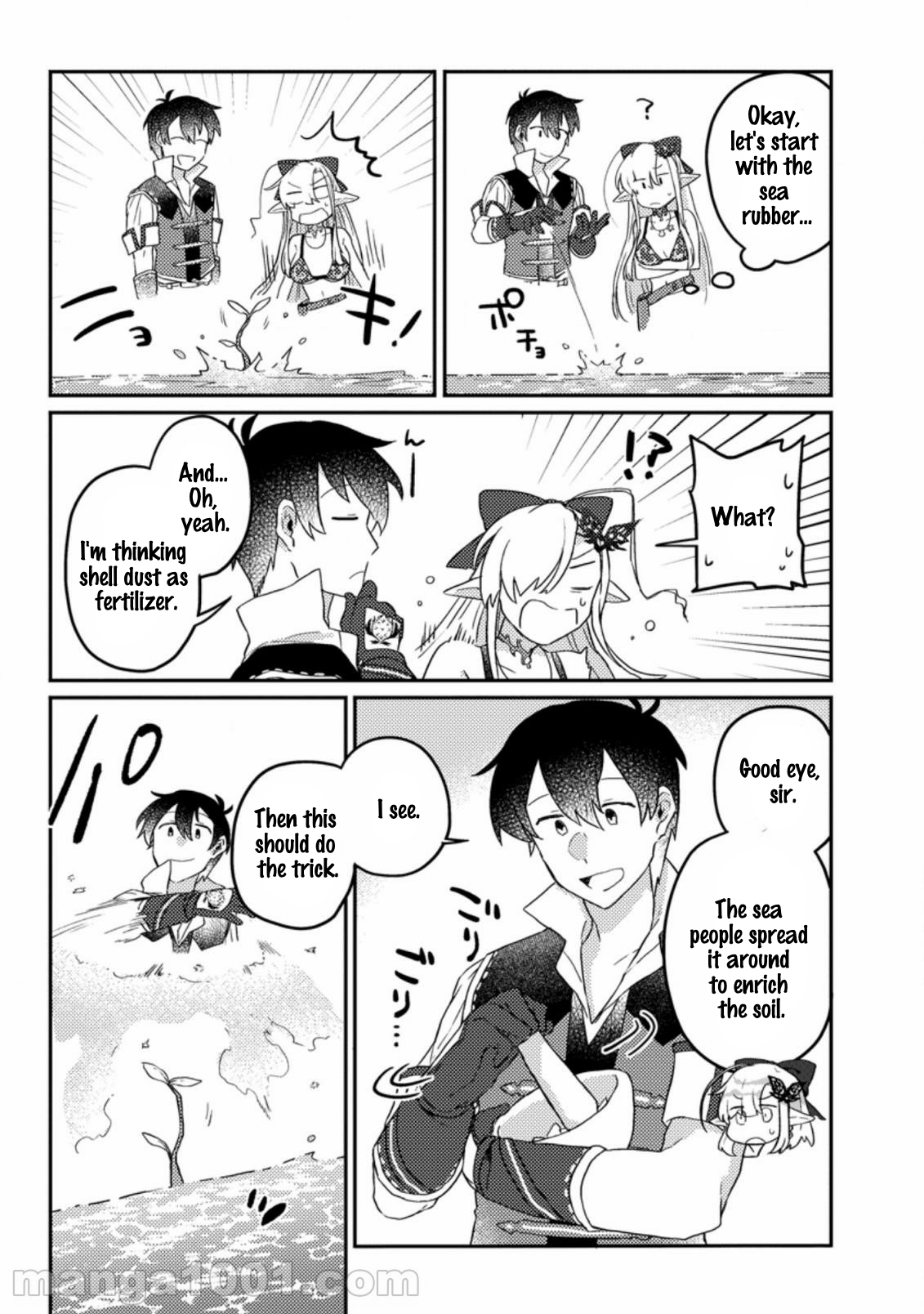 Halaman dari Kamigami no Kago de Seisan Kakumei ~Isekai no Katasumi de Mattari Slow Life Shi Tetara, Naze ka Tasaina Jinzai ga Atsumatte Saikyou Kokka ga Dekitemashita~ Chapter 4.2