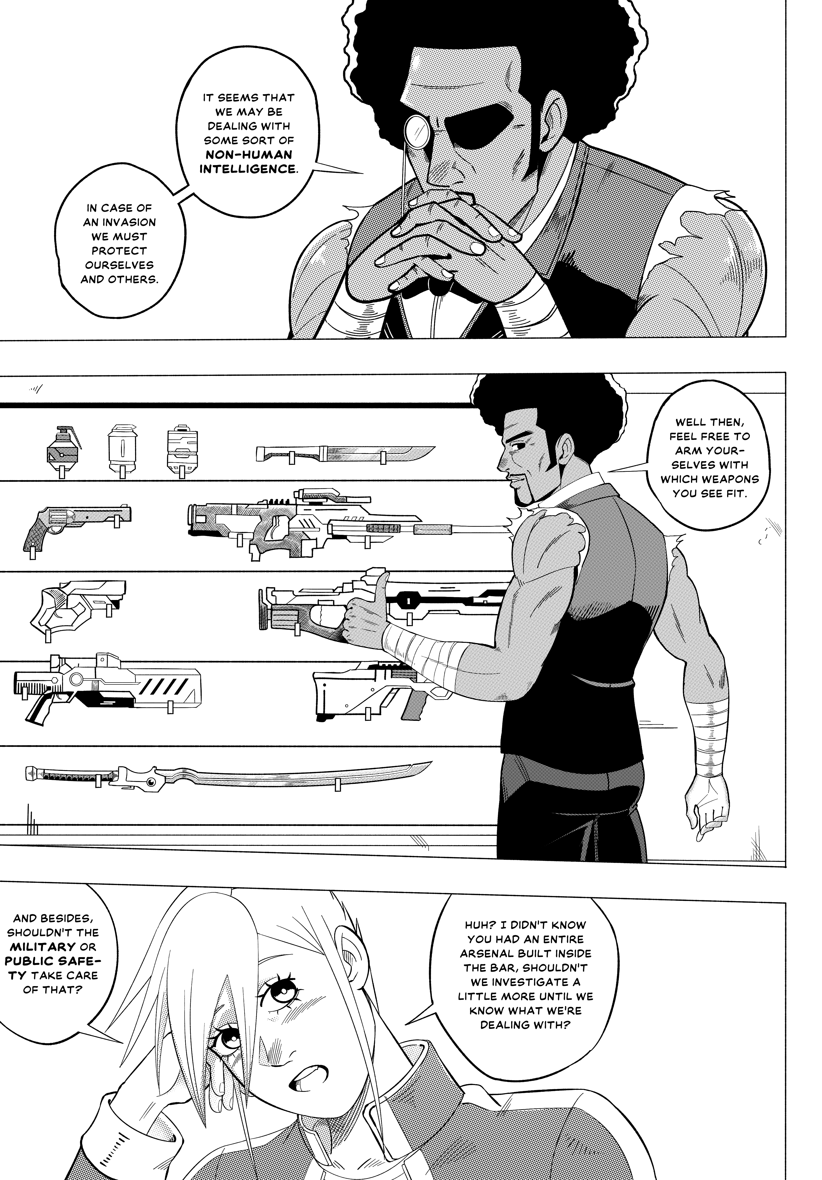 Halaman dari Cosmic Traveler Chapter 1