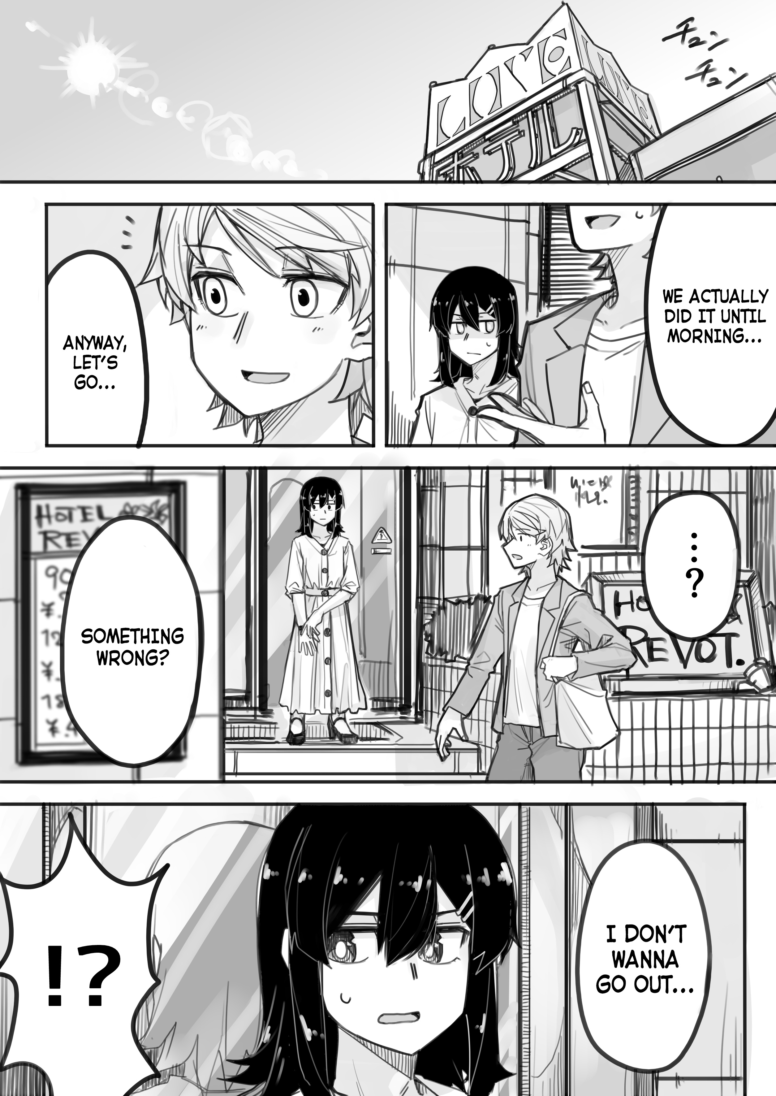 Halaman dari Ikemen Joshi to Josou Danshi Chapter 4