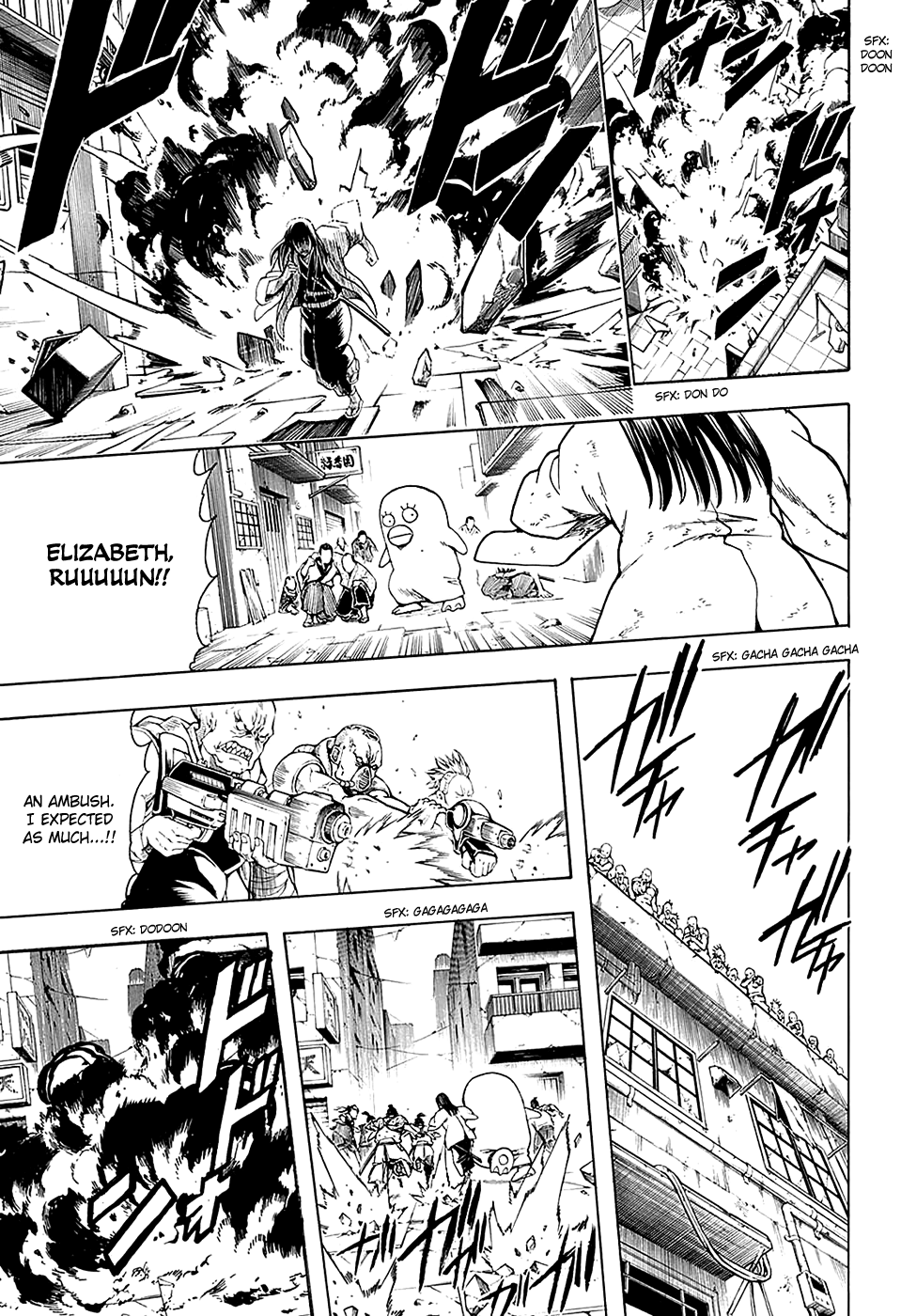 Halaman dari Gintama Chapter 562