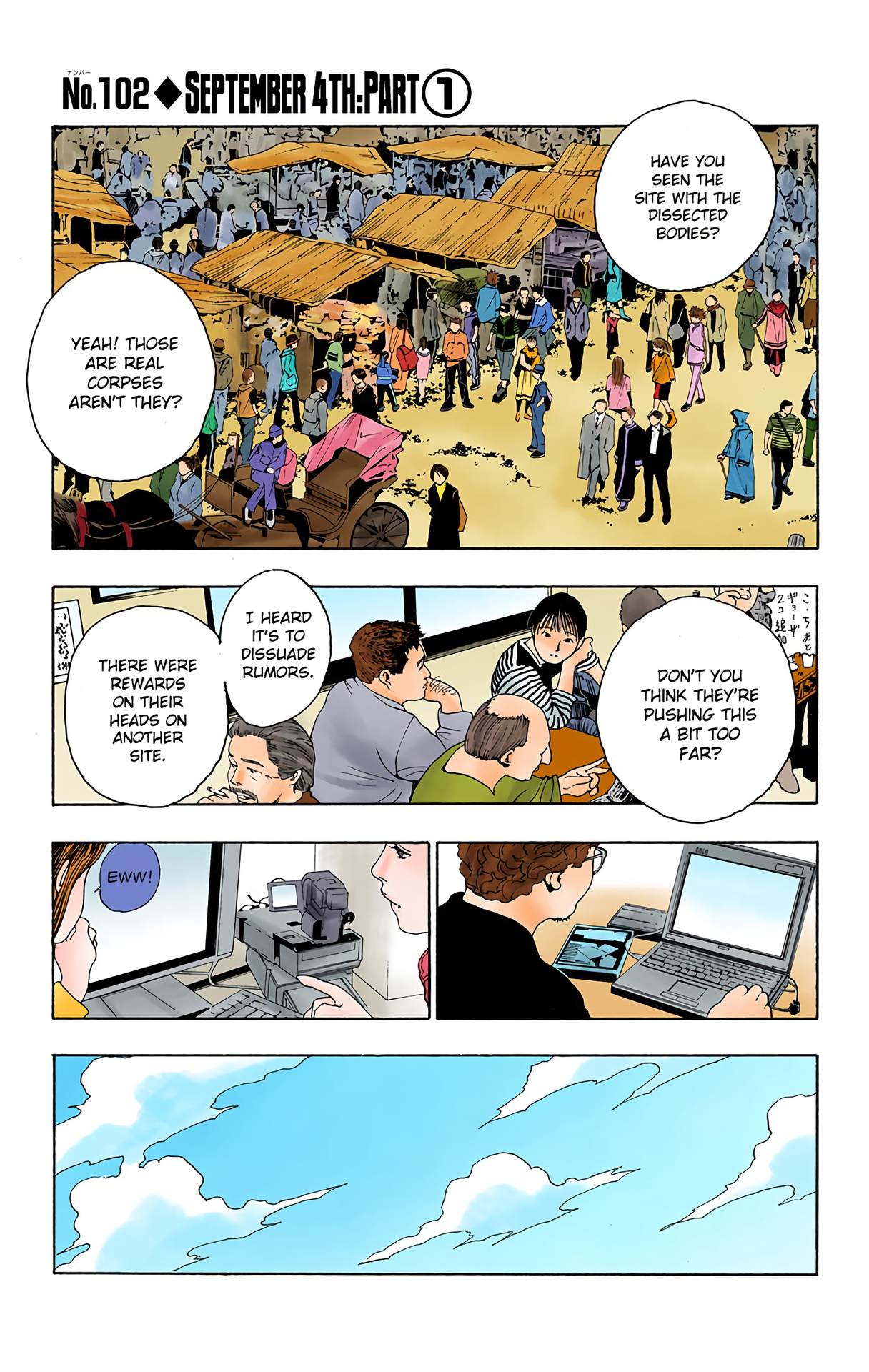 Halaman dari HUNTER x HUNTER (Official Colored) Chapter 102
