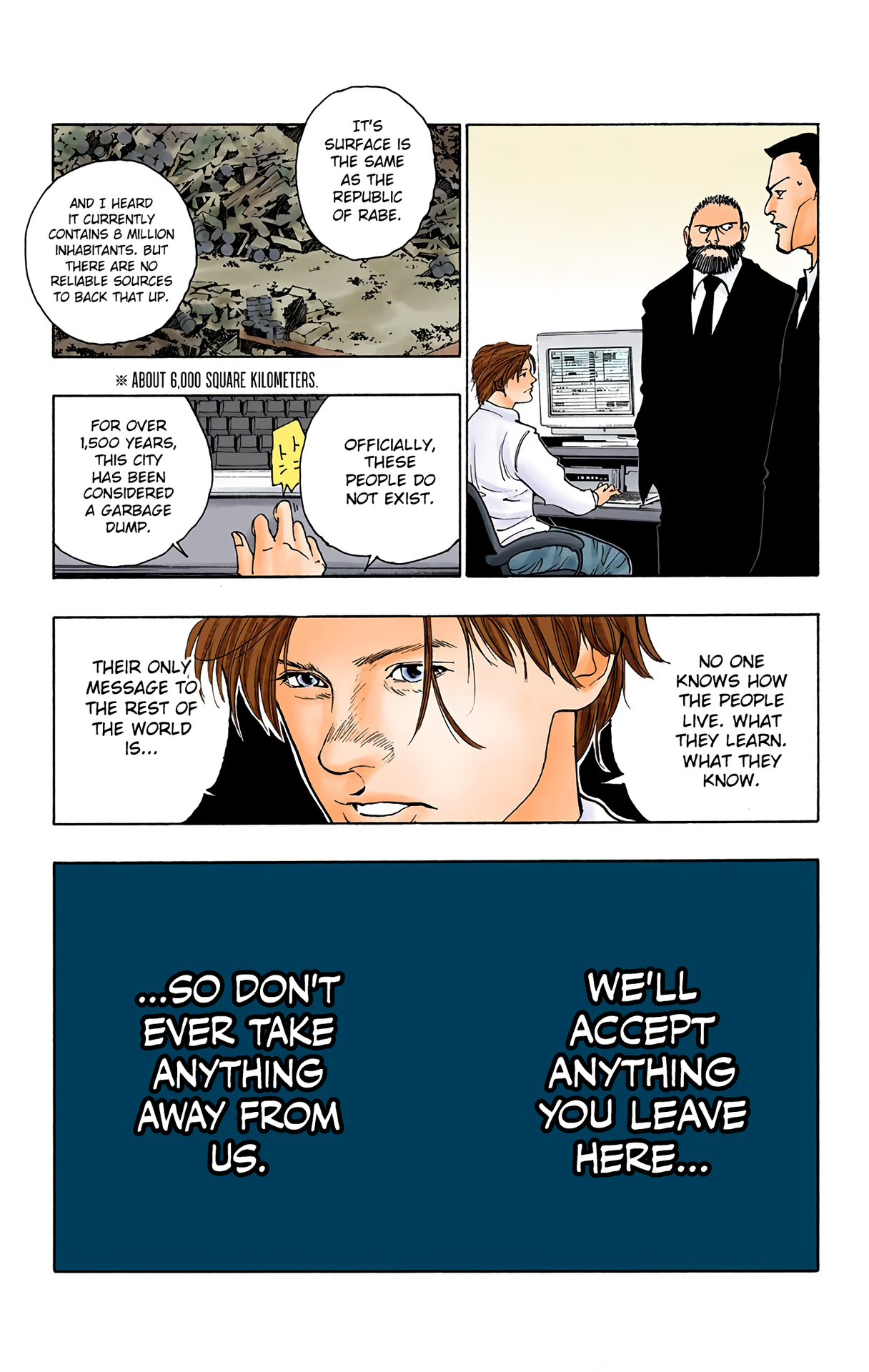 Halaman dari HUNTER x HUNTER (Official Colored) Chapter 102