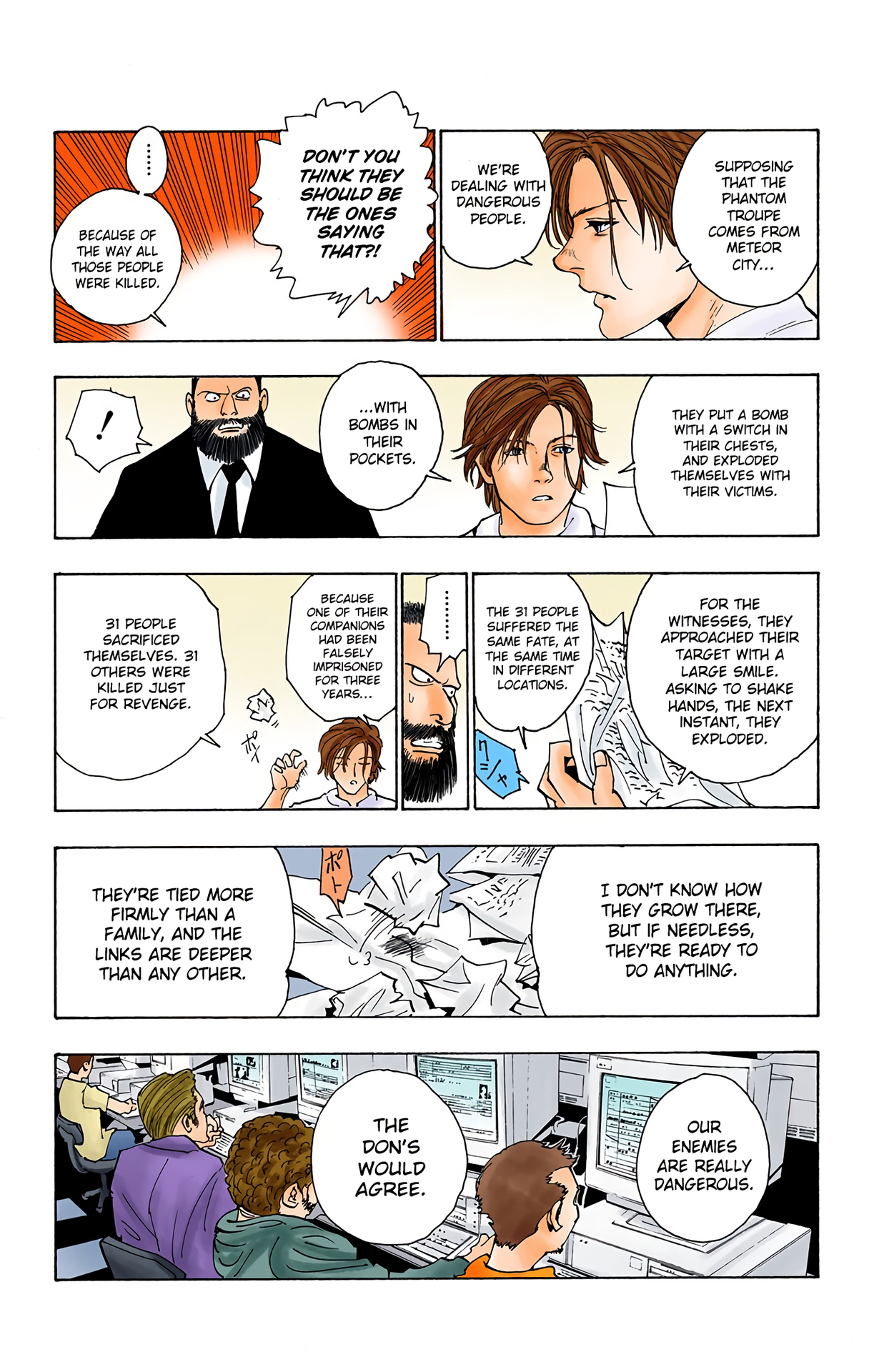 Halaman dari HUNTER x HUNTER (Official Colored) Chapter 102