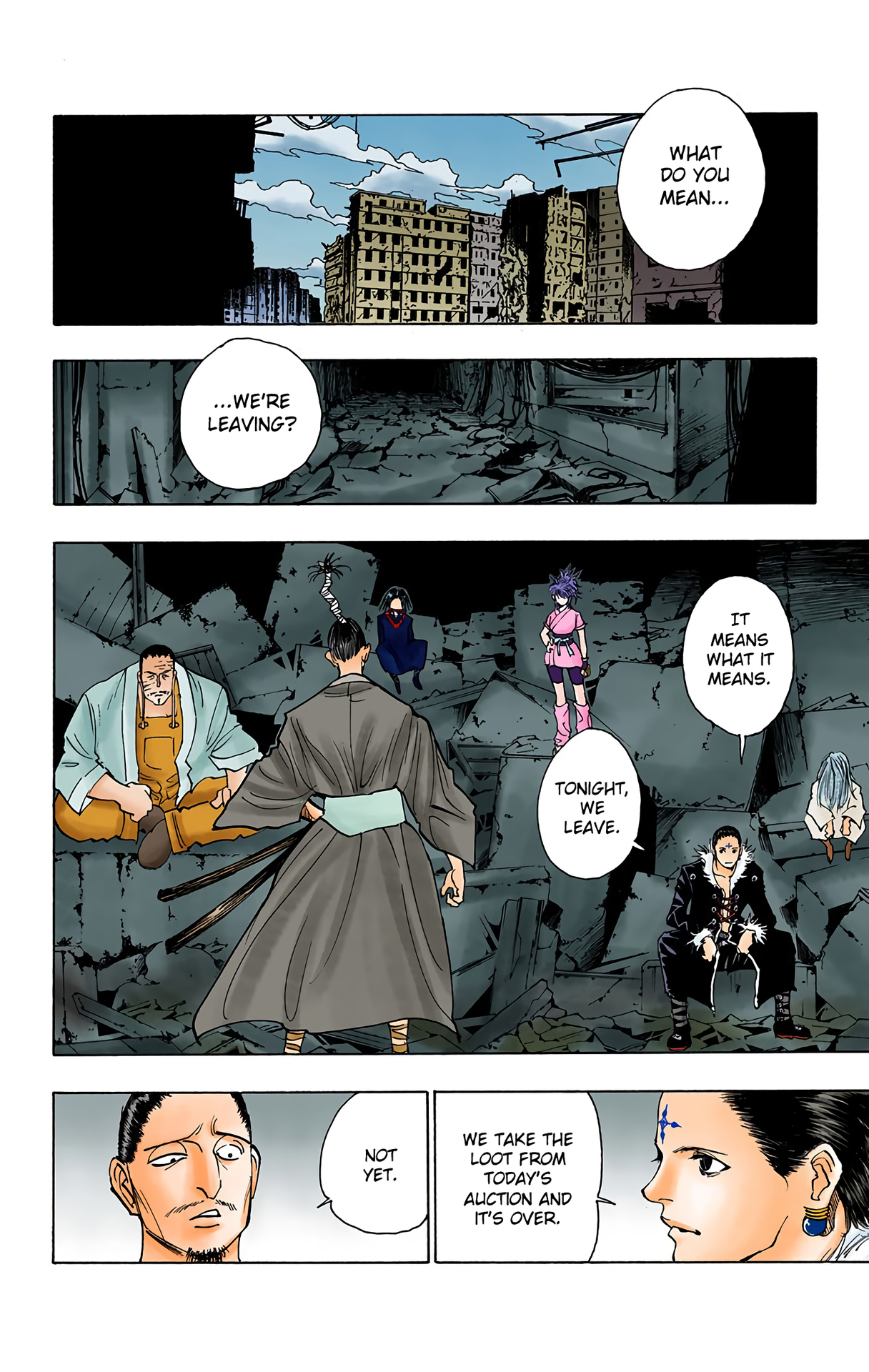 Halaman dari HUNTER x HUNTER (Official Colored) Chapter 102