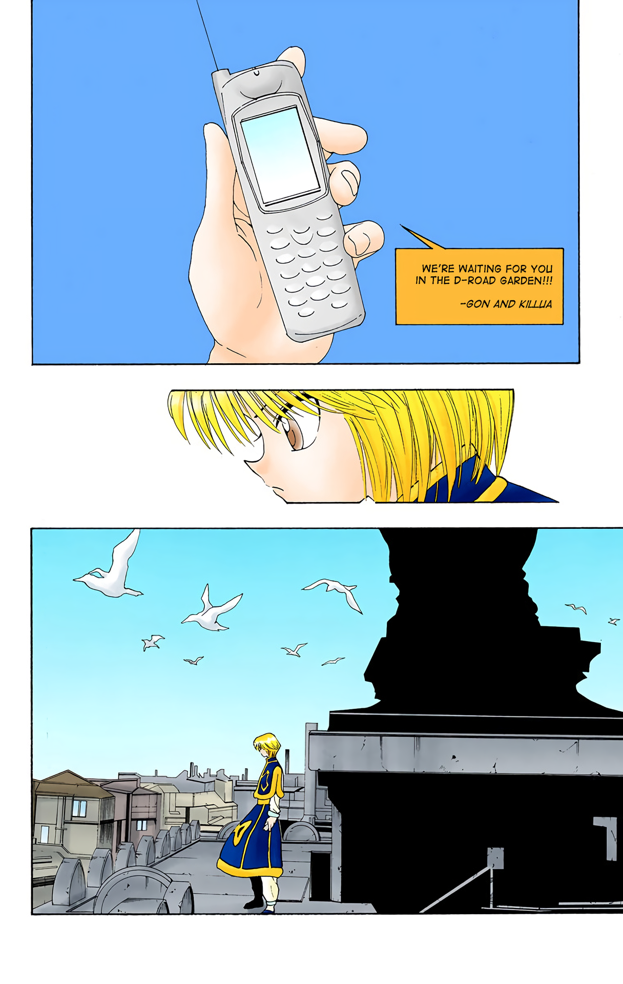 Halaman dari HUNTER x HUNTER (Official Colored) Chapter 102