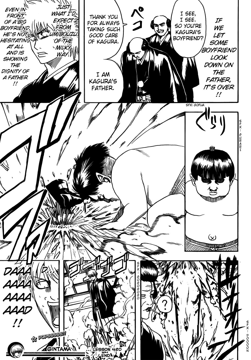 Halaman dari Gintama Chapter 420