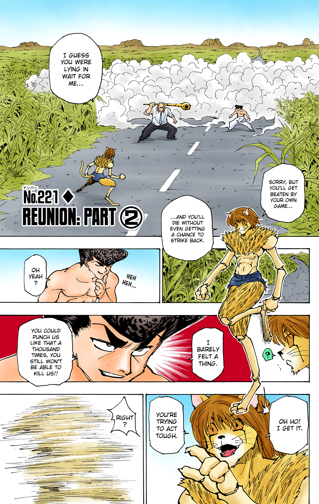 Halaman dari HUNTER x HUNTER (Official Colored) Chapter 221