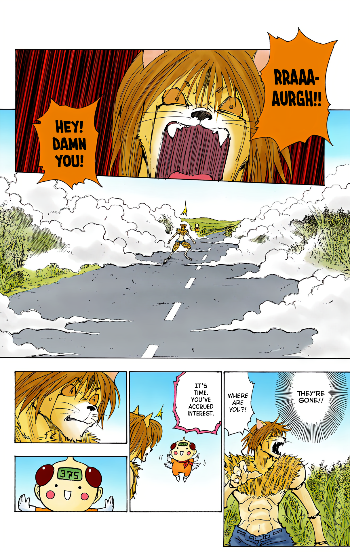 Halaman dari HUNTER x HUNTER (Official Colored) Chapter 221