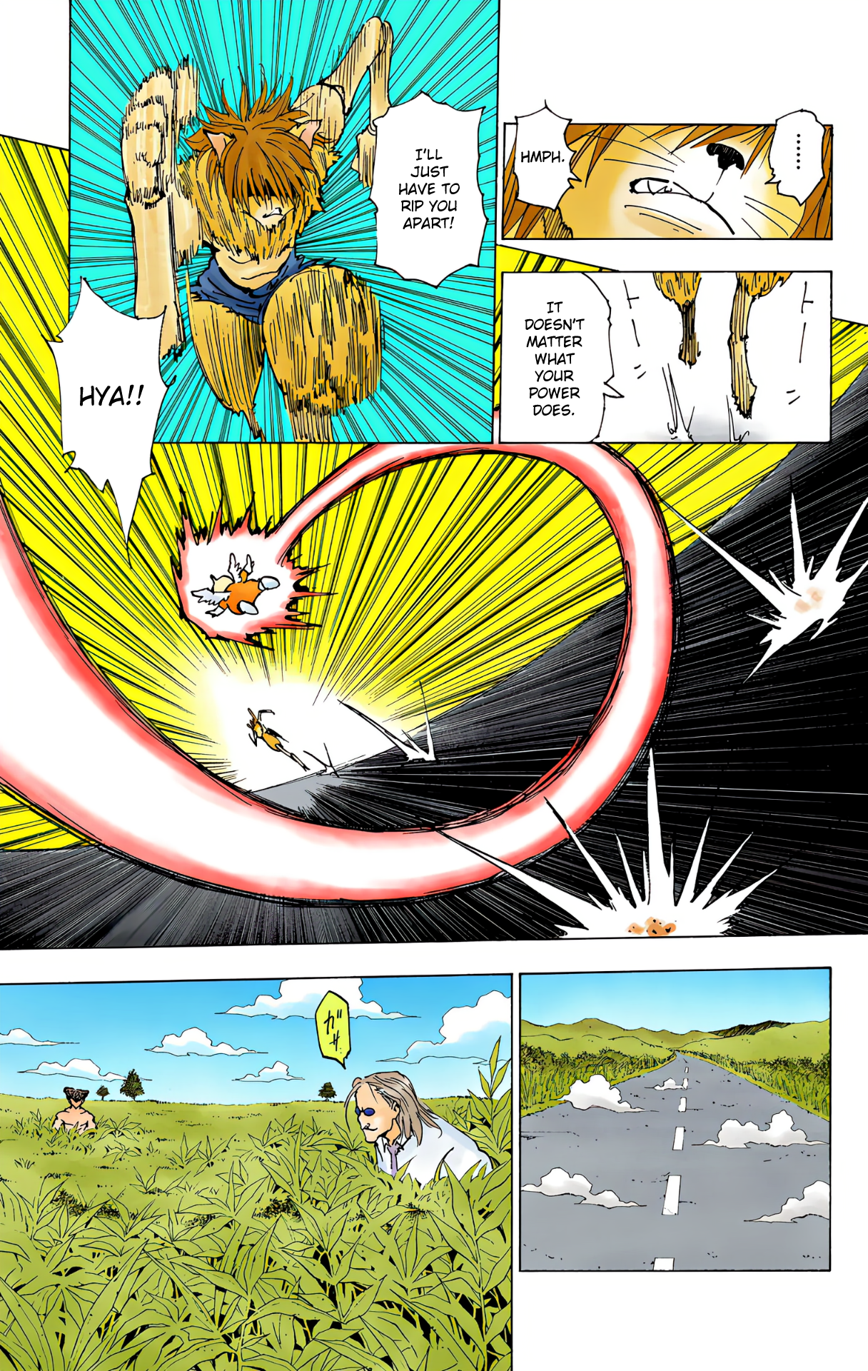 Halaman dari HUNTER x HUNTER (Official Colored) Chapter 221