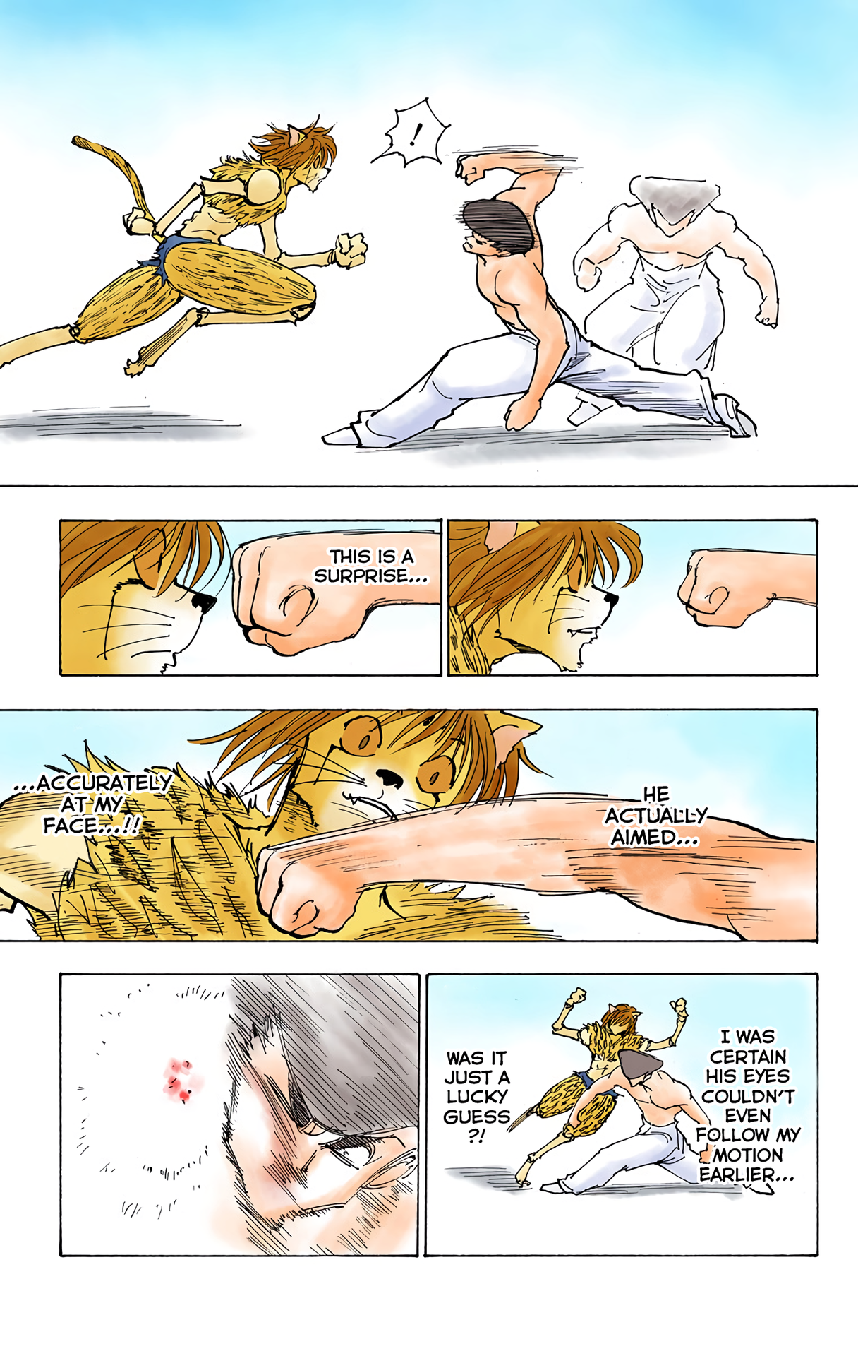 Halaman dari HUNTER x HUNTER (Official Colored) Chapter 221