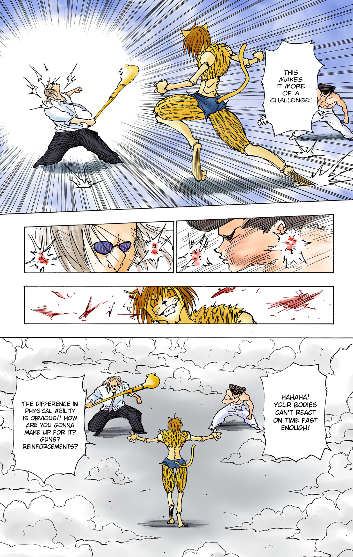 Halaman dari HUNTER x HUNTER (Official Colored) Chapter 221