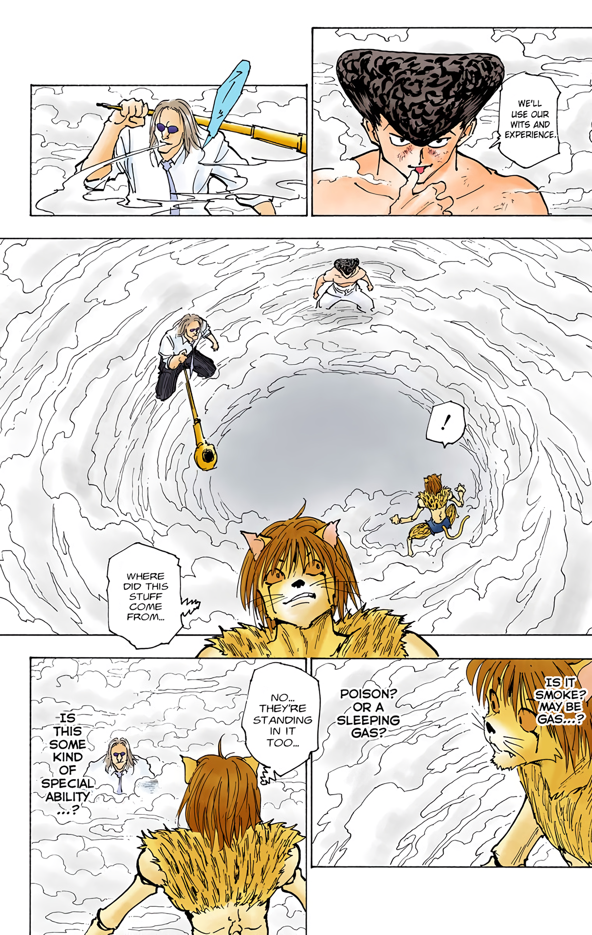Halaman dari HUNTER x HUNTER (Official Colored) Chapter 221
