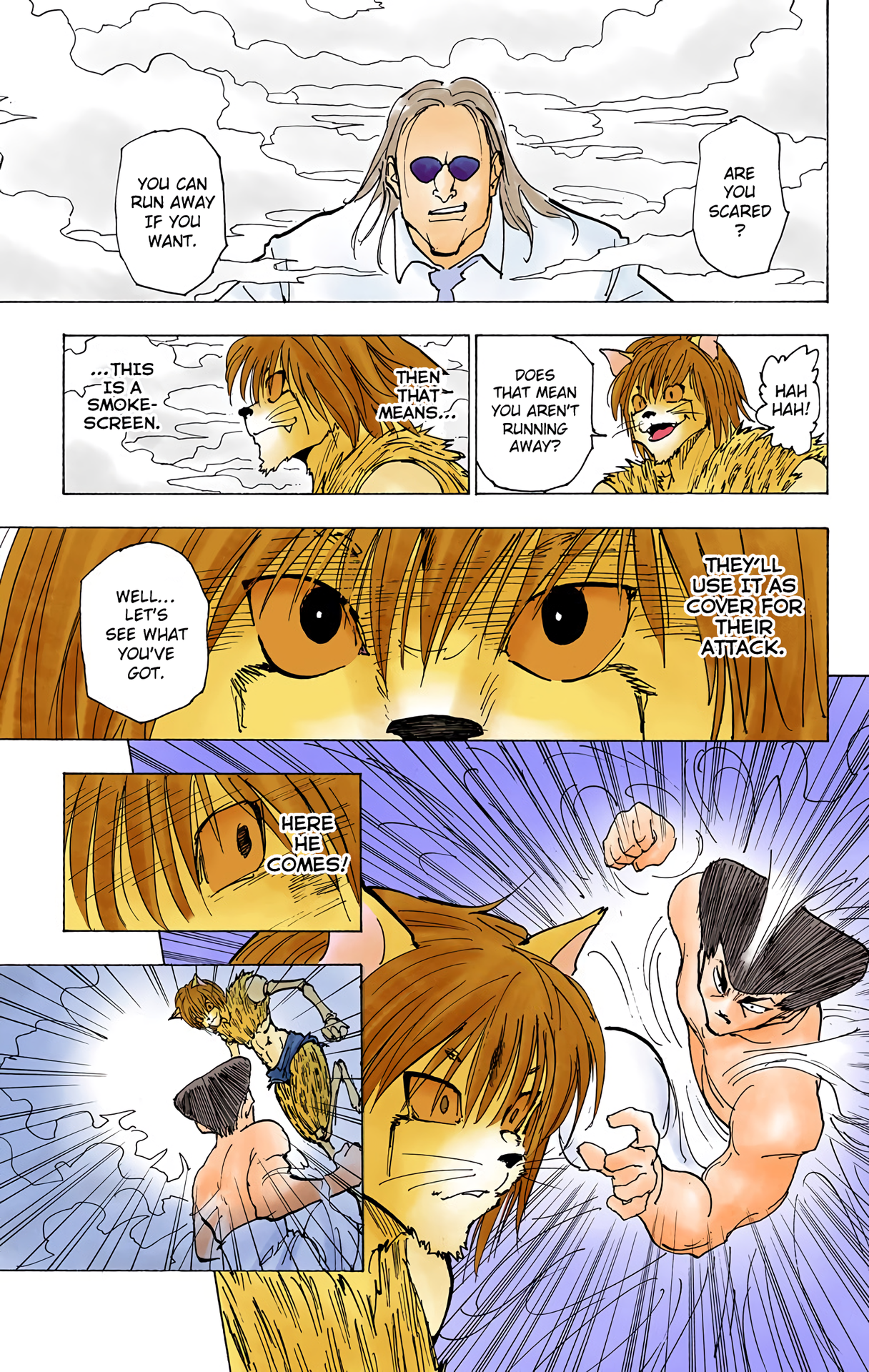 Halaman dari HUNTER x HUNTER (Official Colored) Chapter 221