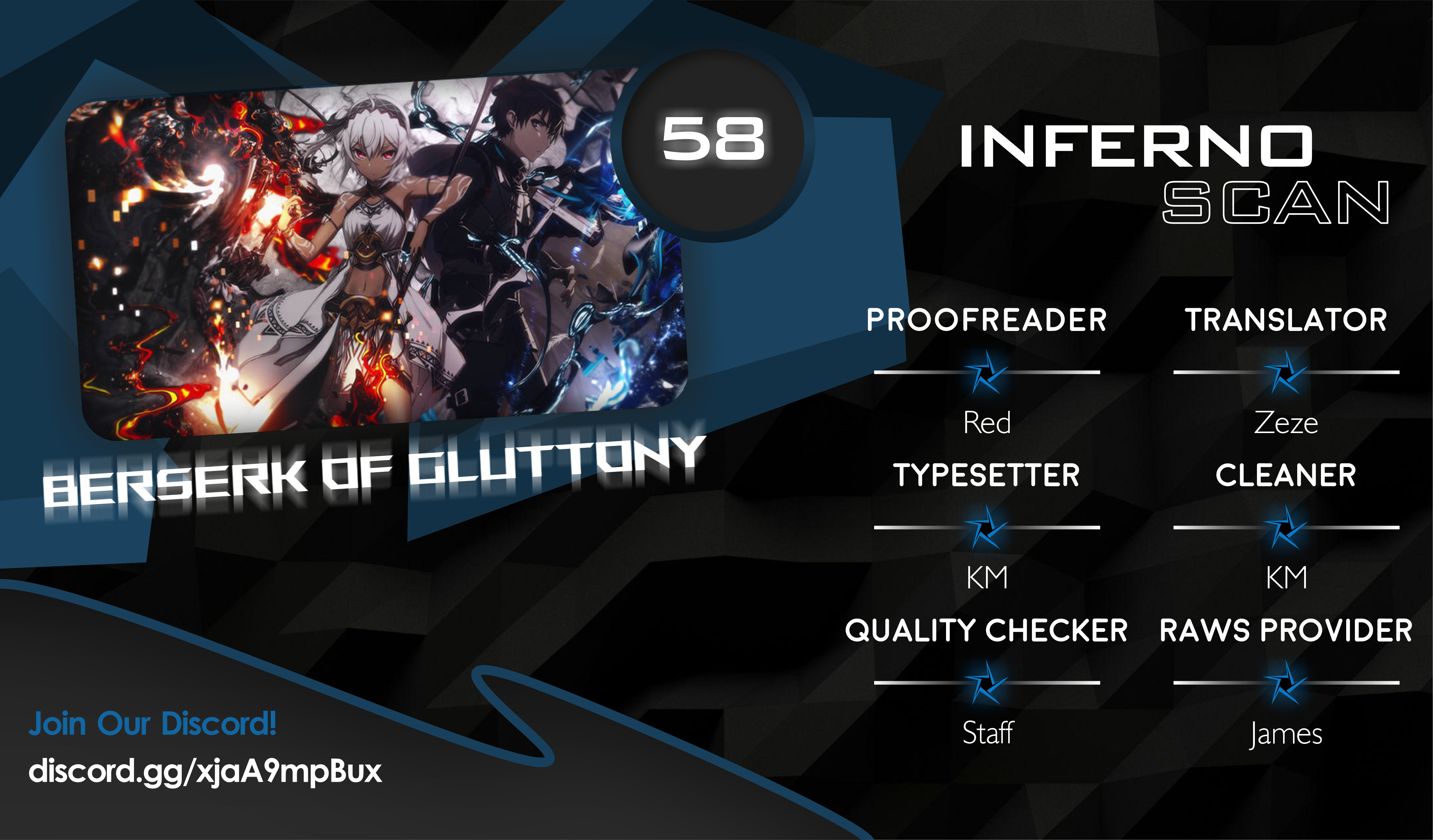 Halaman dari Boushoku no Berserk ~Ore dake Level to Iu Gainen wo Toppa suru~ Chapter 58