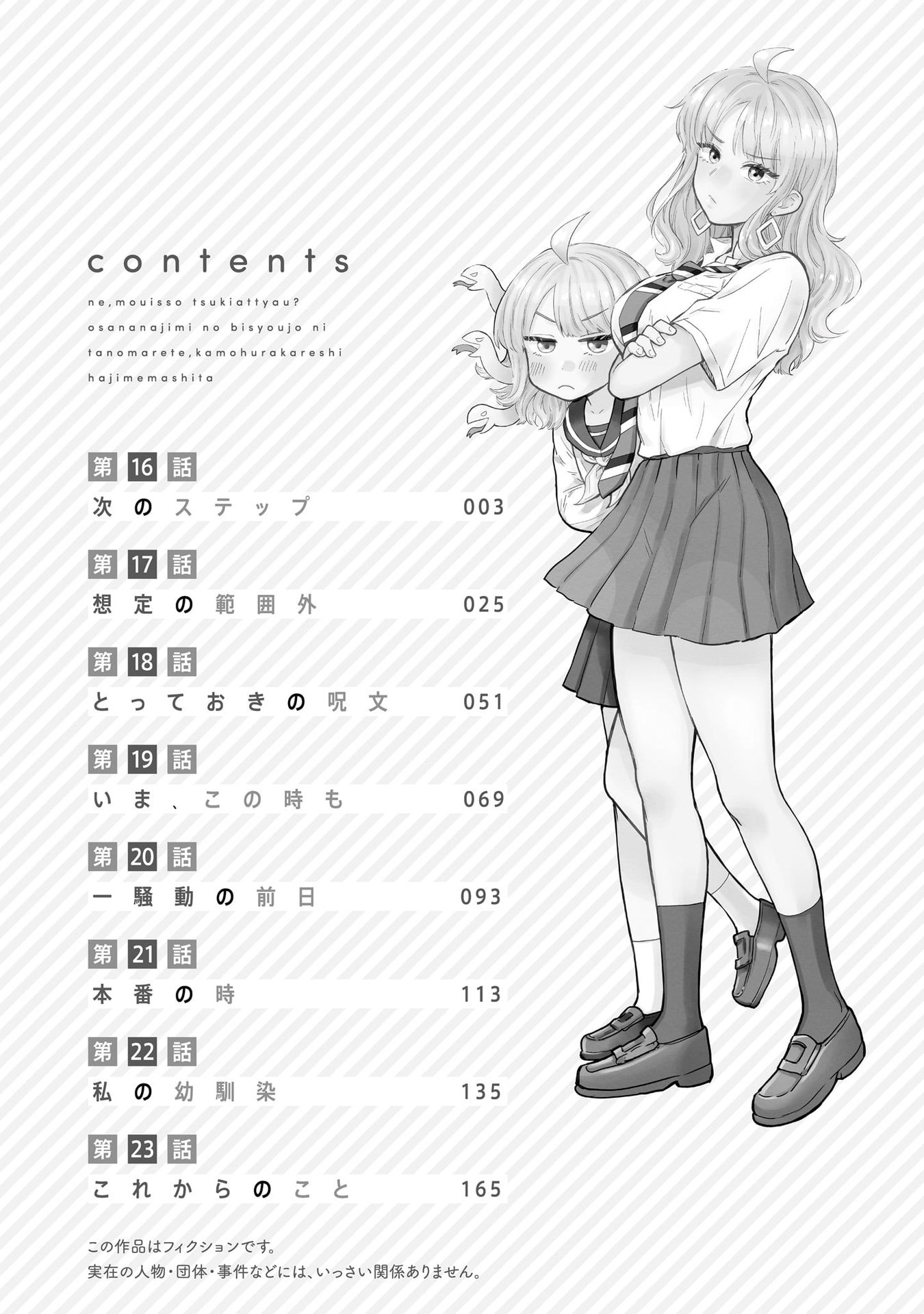 Nee, Mou Isso Tsukiacchau? Osananajimi no Bishoujo ni Tanomarete, Kamofura Kareshi Hajimemashita Chapter 23.5 Page 4