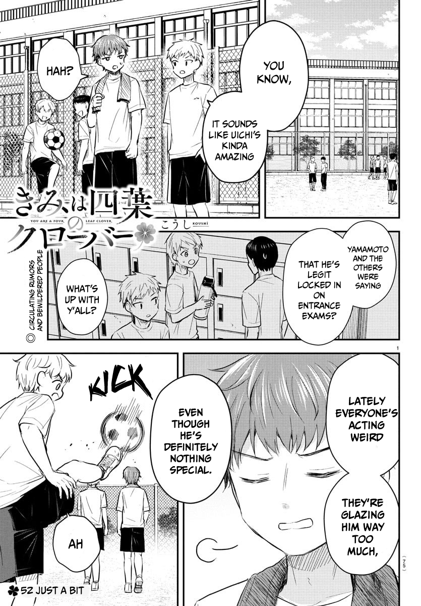 Halaman dari Kimi wa Yotsuba no Clover Chapter 52